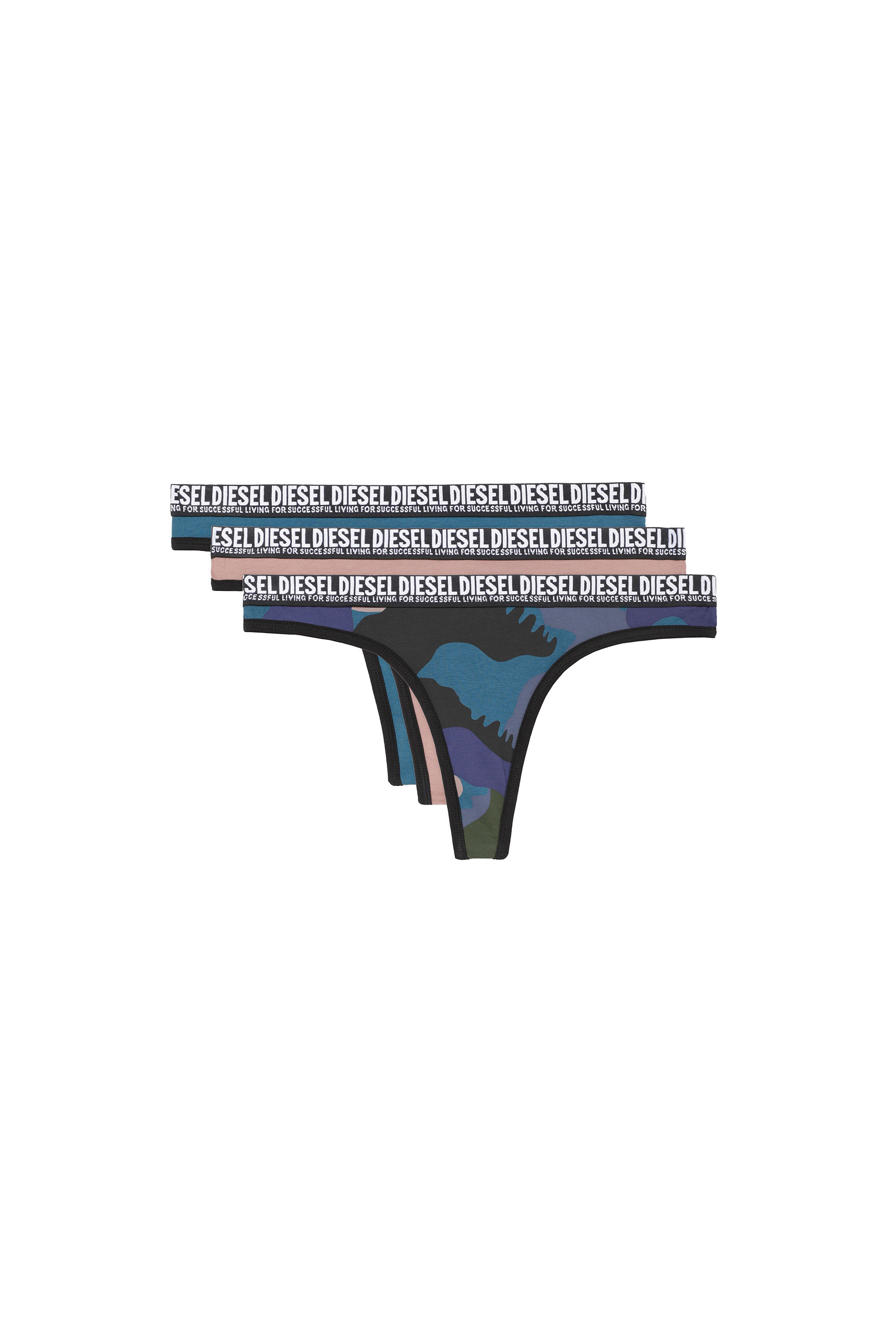 UFST-STARS-THREEPACK, Black/Pink - Strings