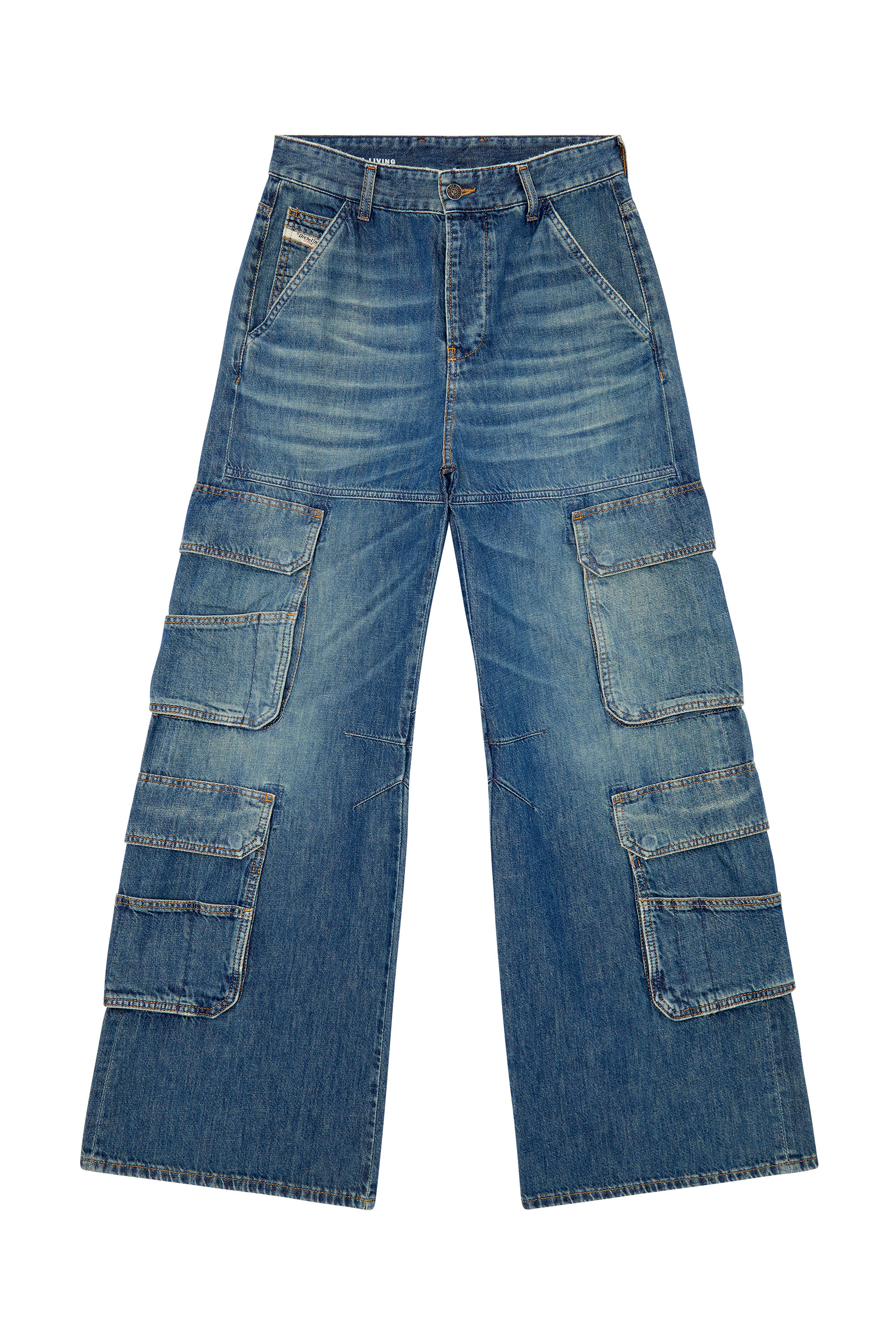 Diesel - Straight Jeans 1996 D-Sire 0NJAN, Light Blue - Image 3