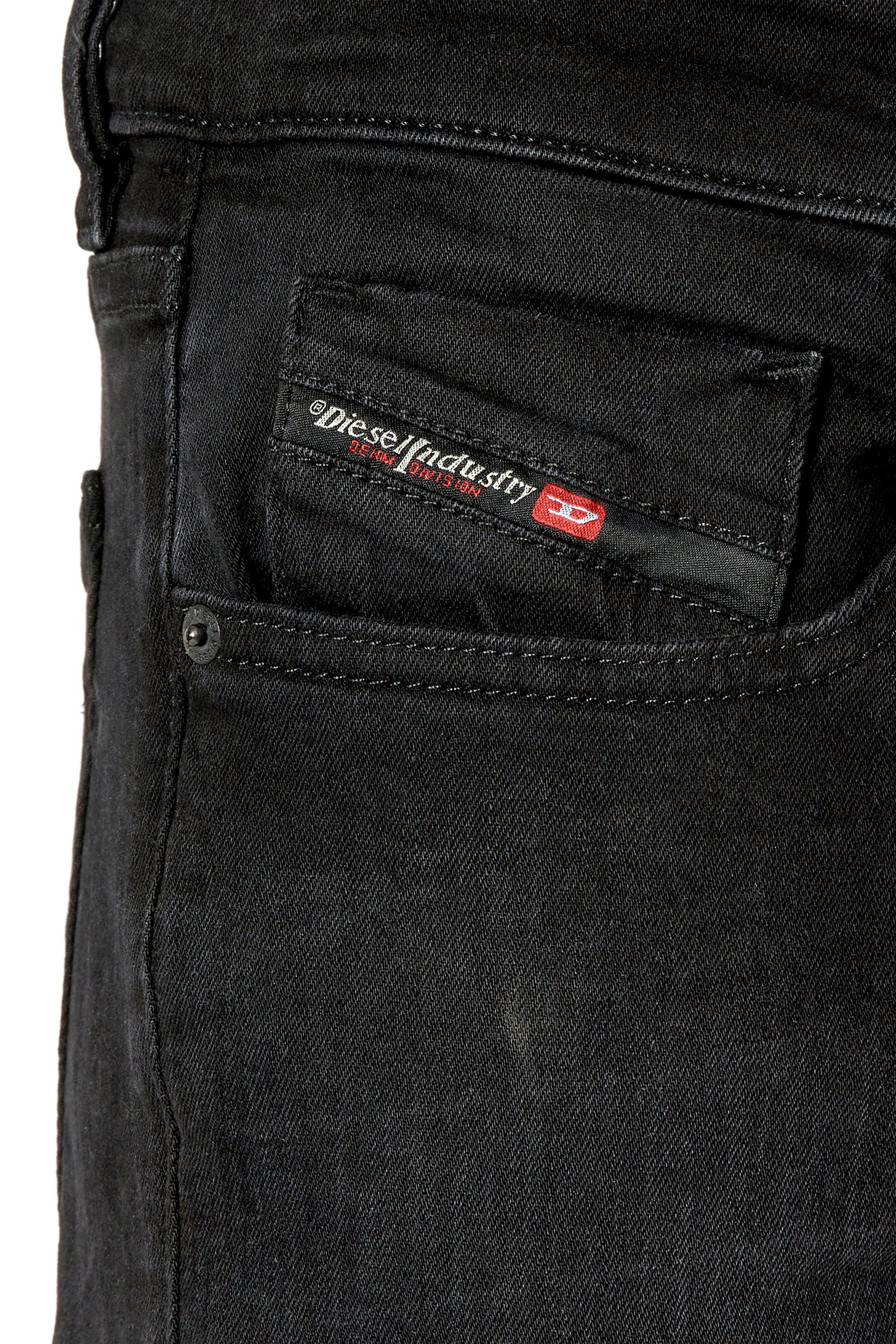 Diesel - 2019 D-STRUKT 0TFAS Slim Jeans, Black/Dark grey - Image 4