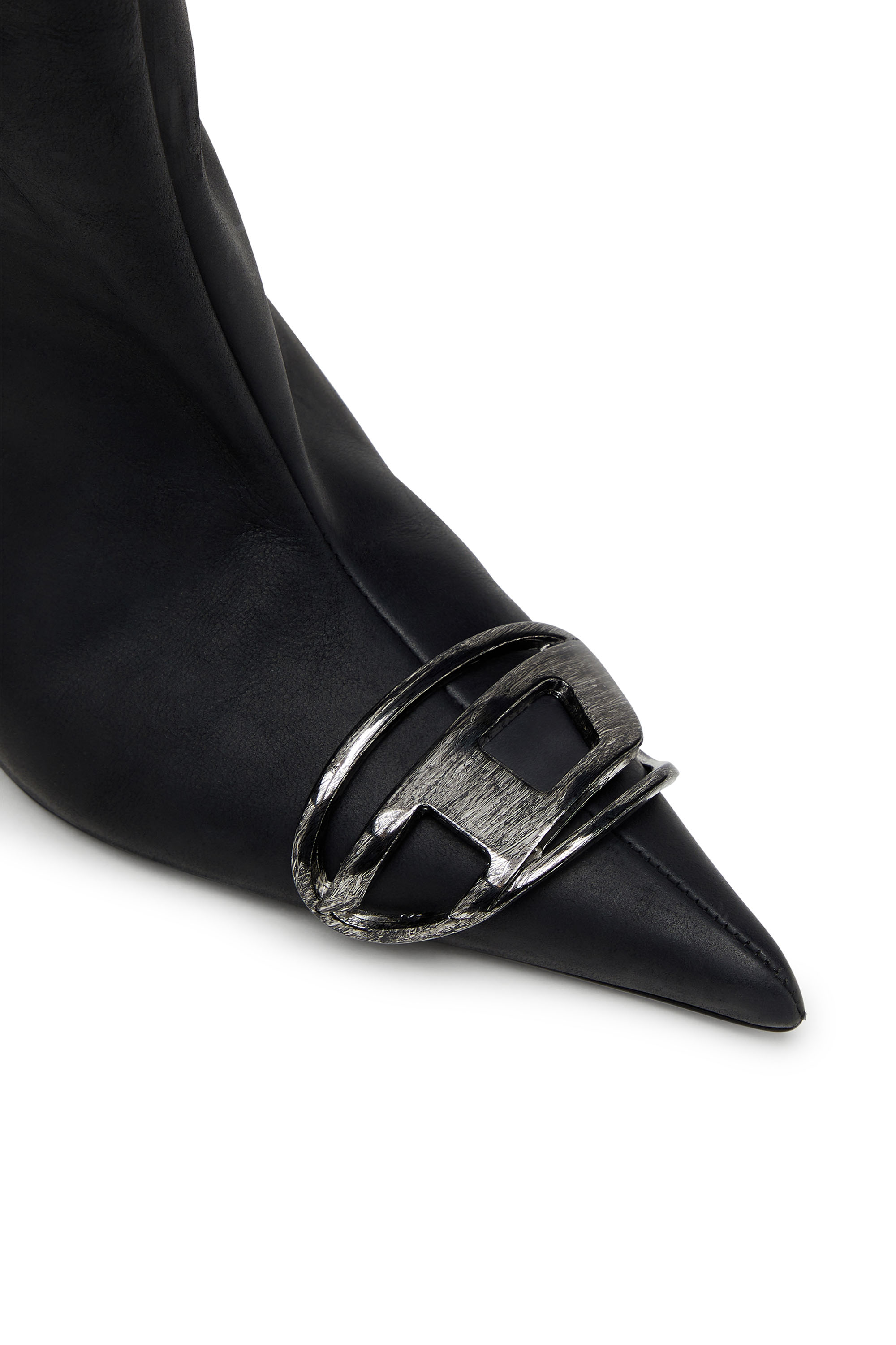 D-VENUS 40 KB TUBE, Black Diesel - D-VENUS 40 KB TUBE, Woman's D-Venus-Knee-high boots in oiled leather in Black - 5