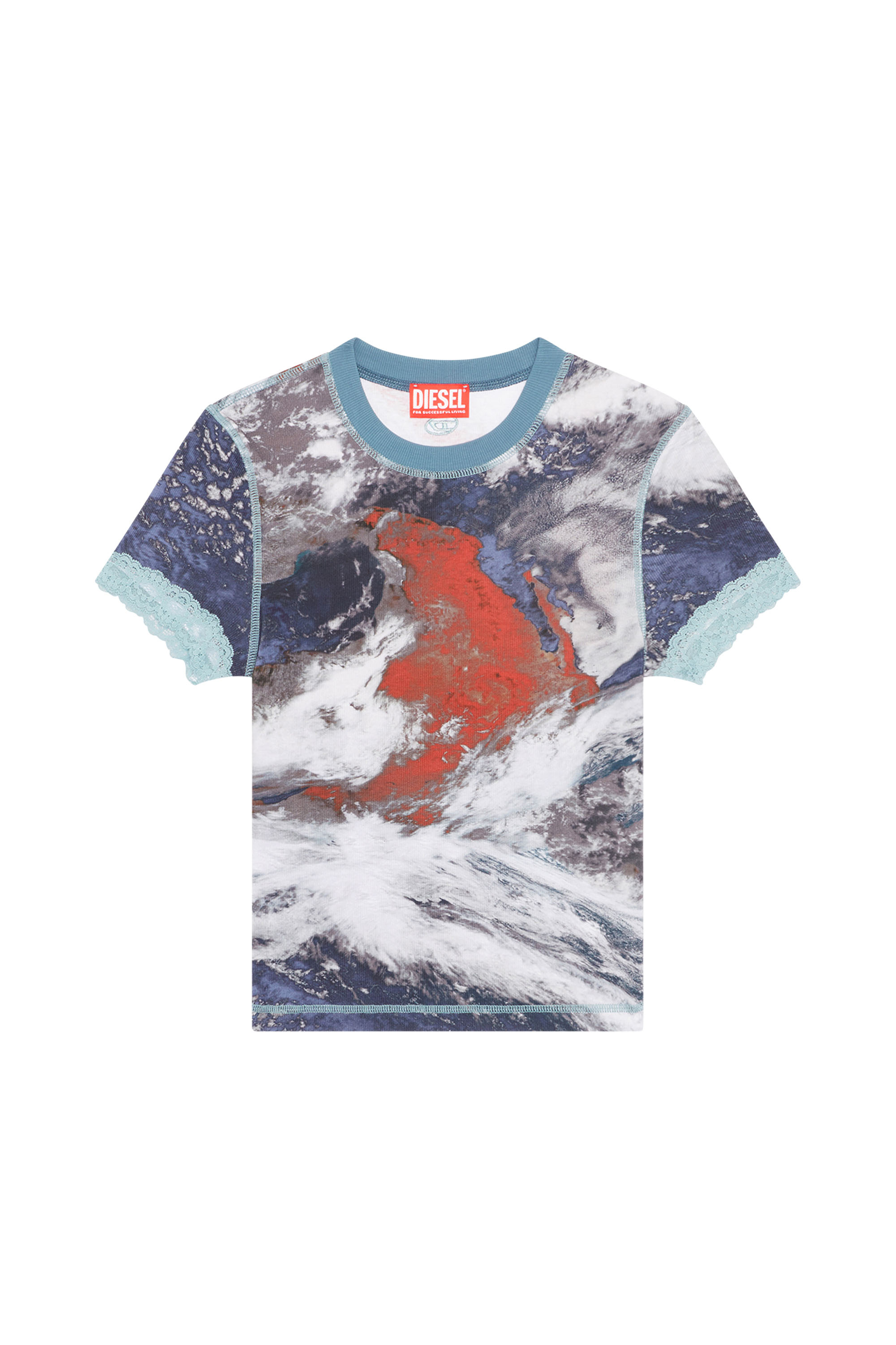 Diesel - T-SKINZY-LACE, Blue - Image 6