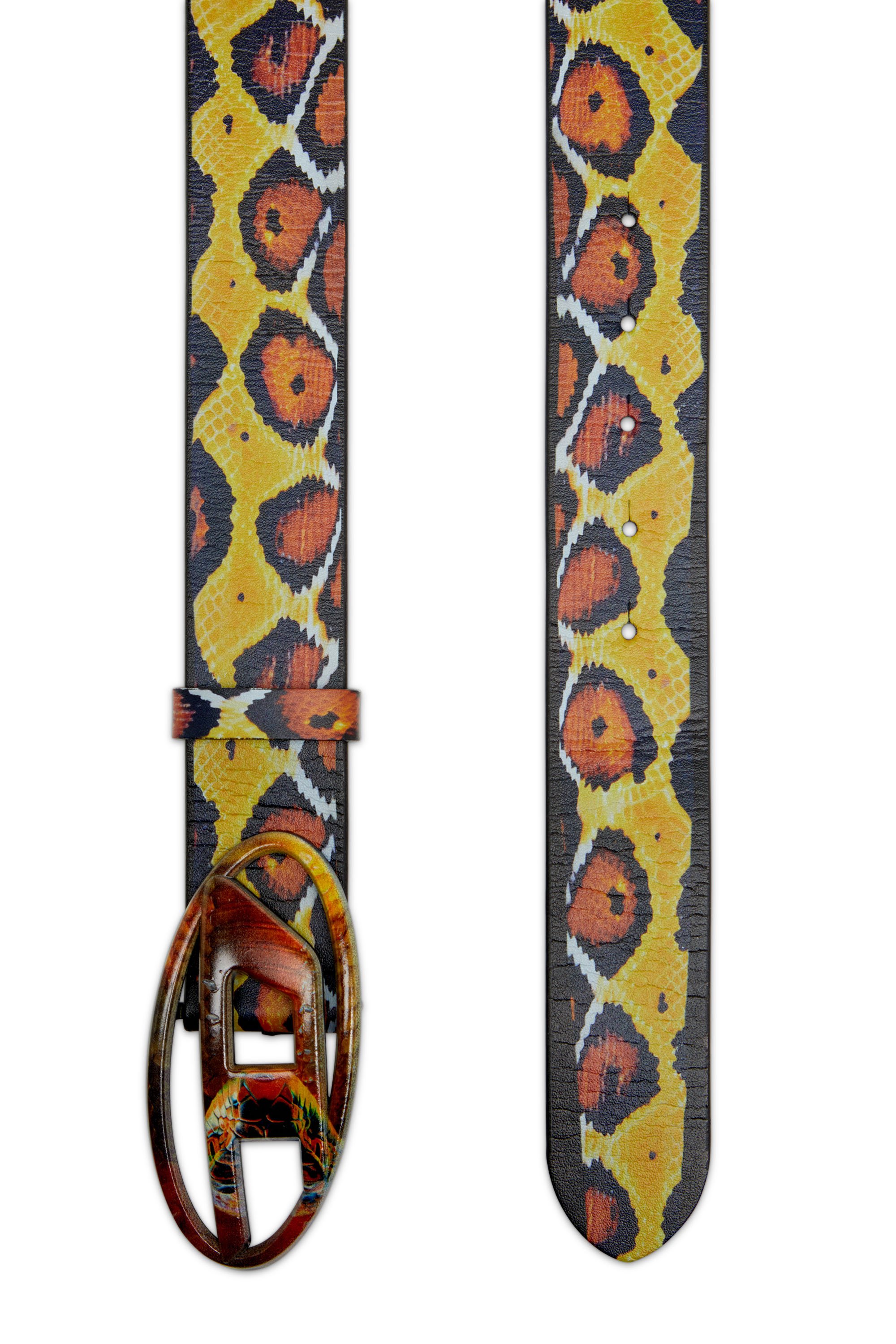 Diesel - CNY-B-1DR, Unisex's Belt with snake motif in Multicolor - 2