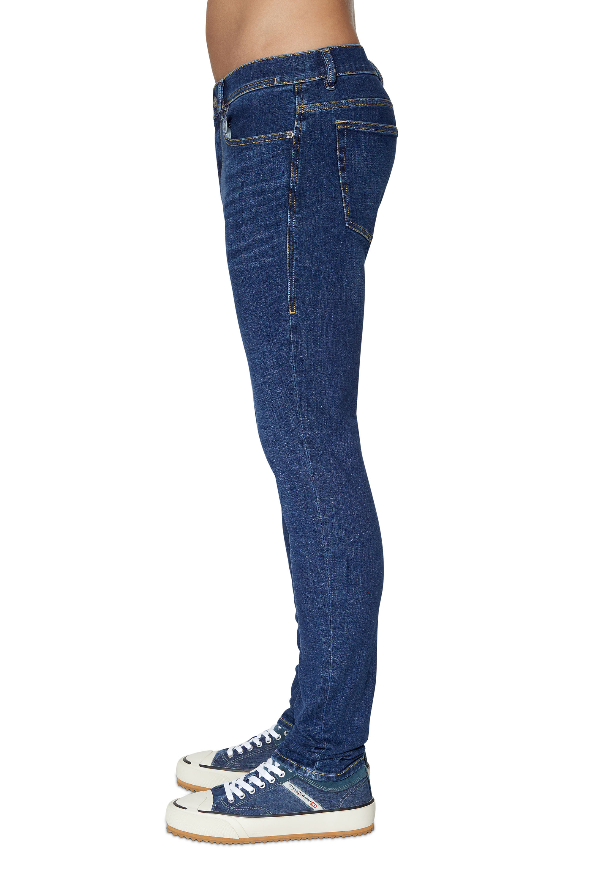 Diesel - 1983 D-Amny 09B98 Skinny Jeans, Dark Blue - Image 4