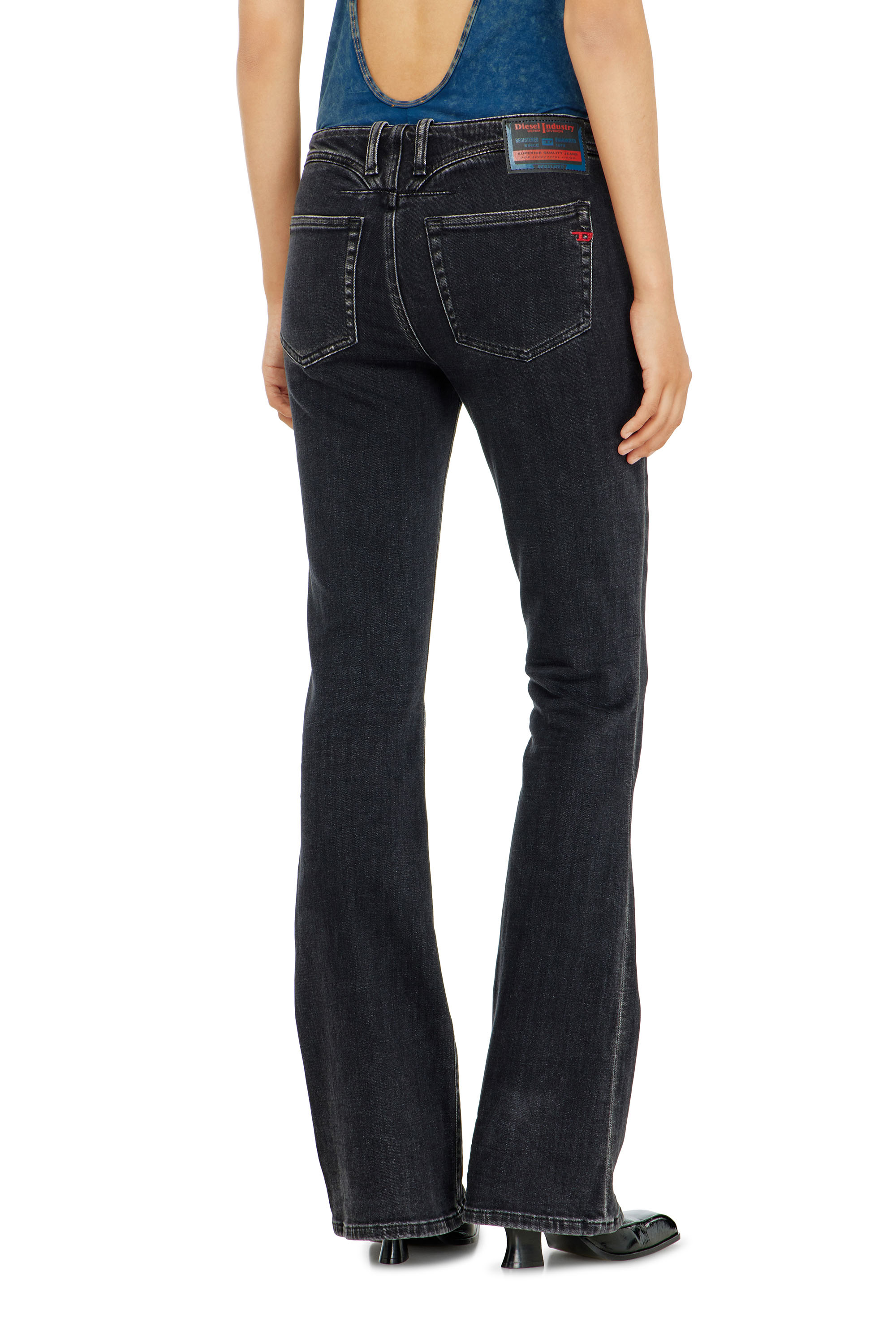 Diesel - Woman's Bootcut Jeans 1969 D-Ebbey 09P75, Black/Dark grey - 5