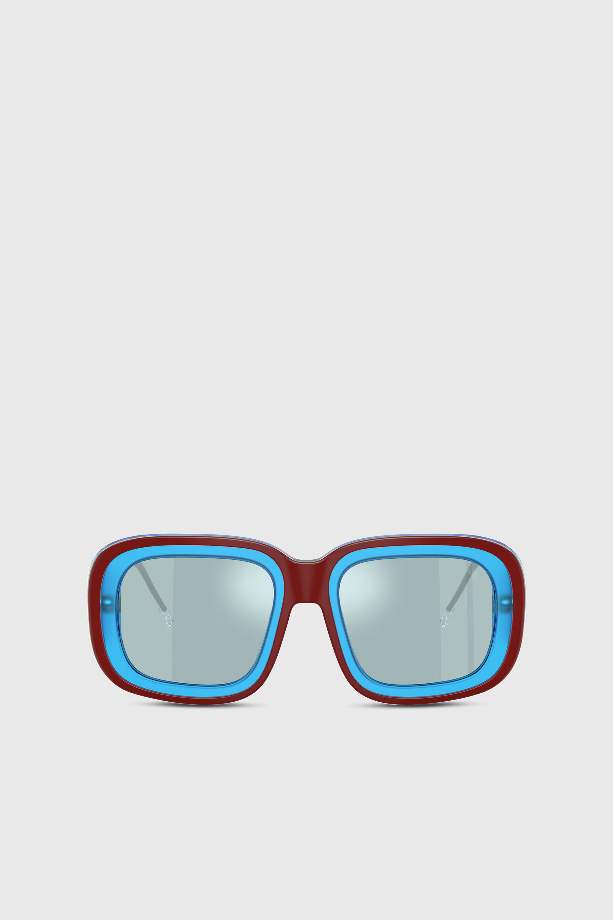 Diesel - 0DL2015U, Unisex's Square sunglasses in Brown/Blue - 1