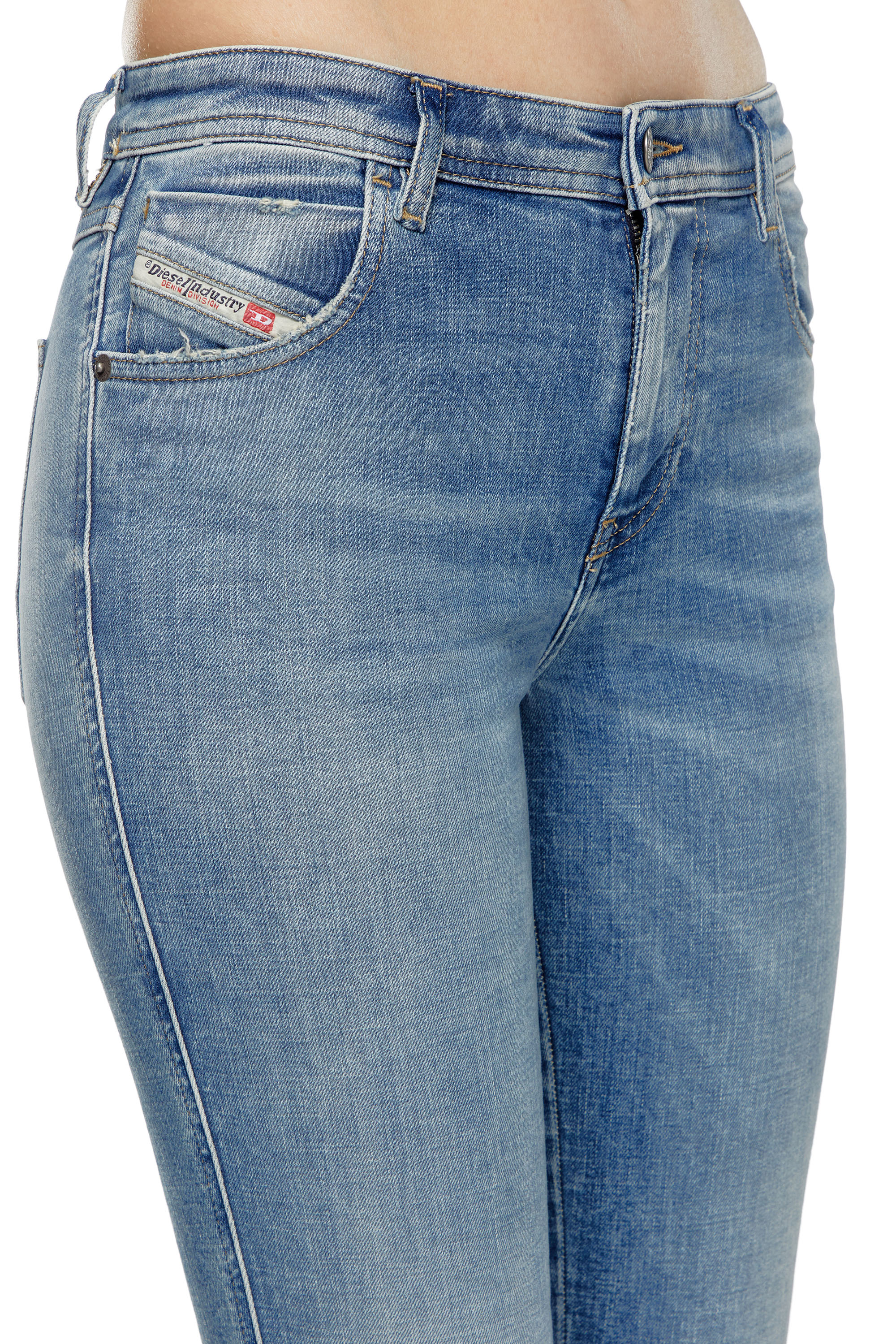 Diesel - Skinny Jeans 2015 Babhila 09J21, Light Blue - Image 5