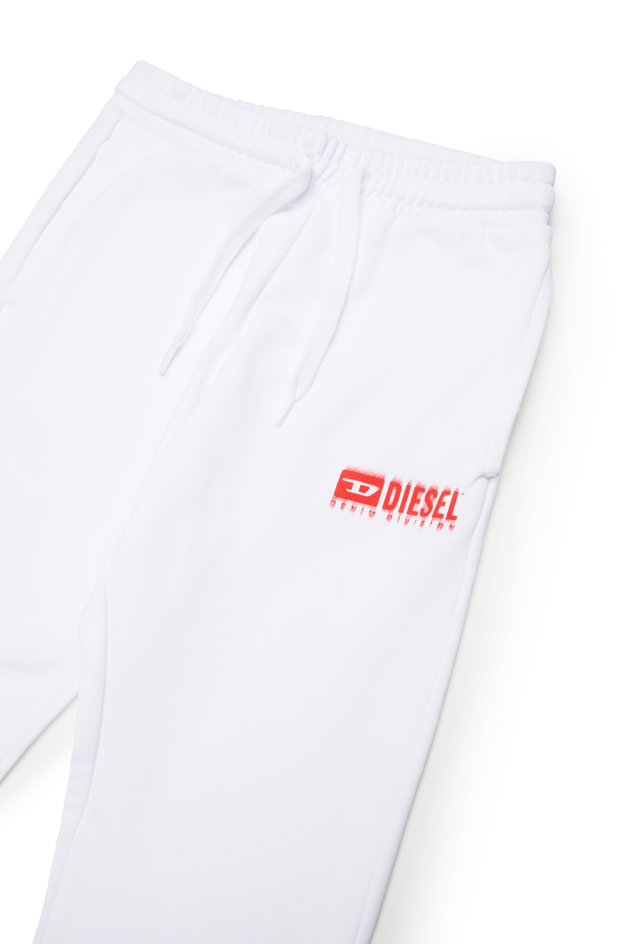 Diesel - PBASEL, Man's Sweatpants with dégradé logo in White - 3