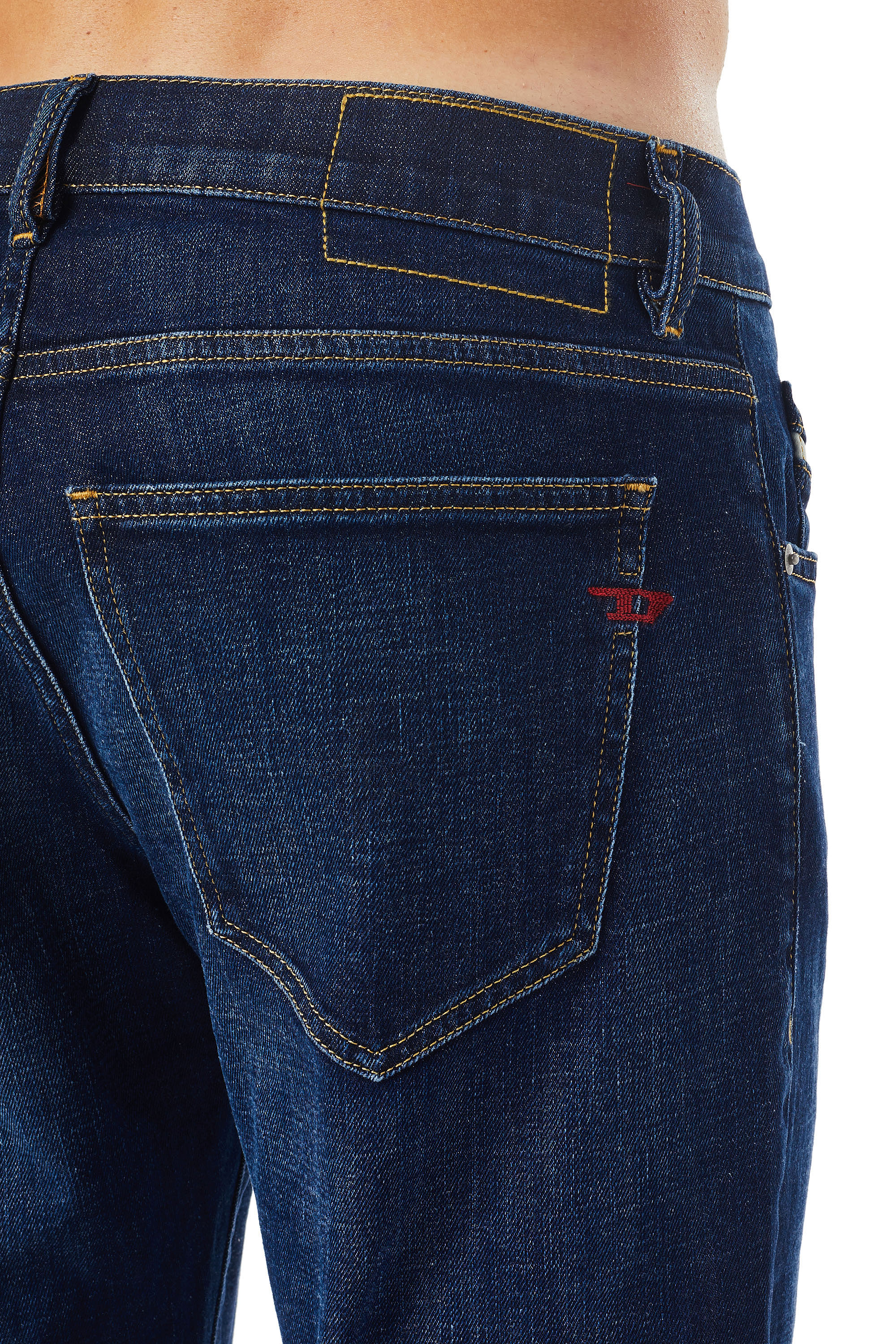 Diesel - Slim Jeans 2019 D-Strukt 09B90, Dark Blue - Image 4