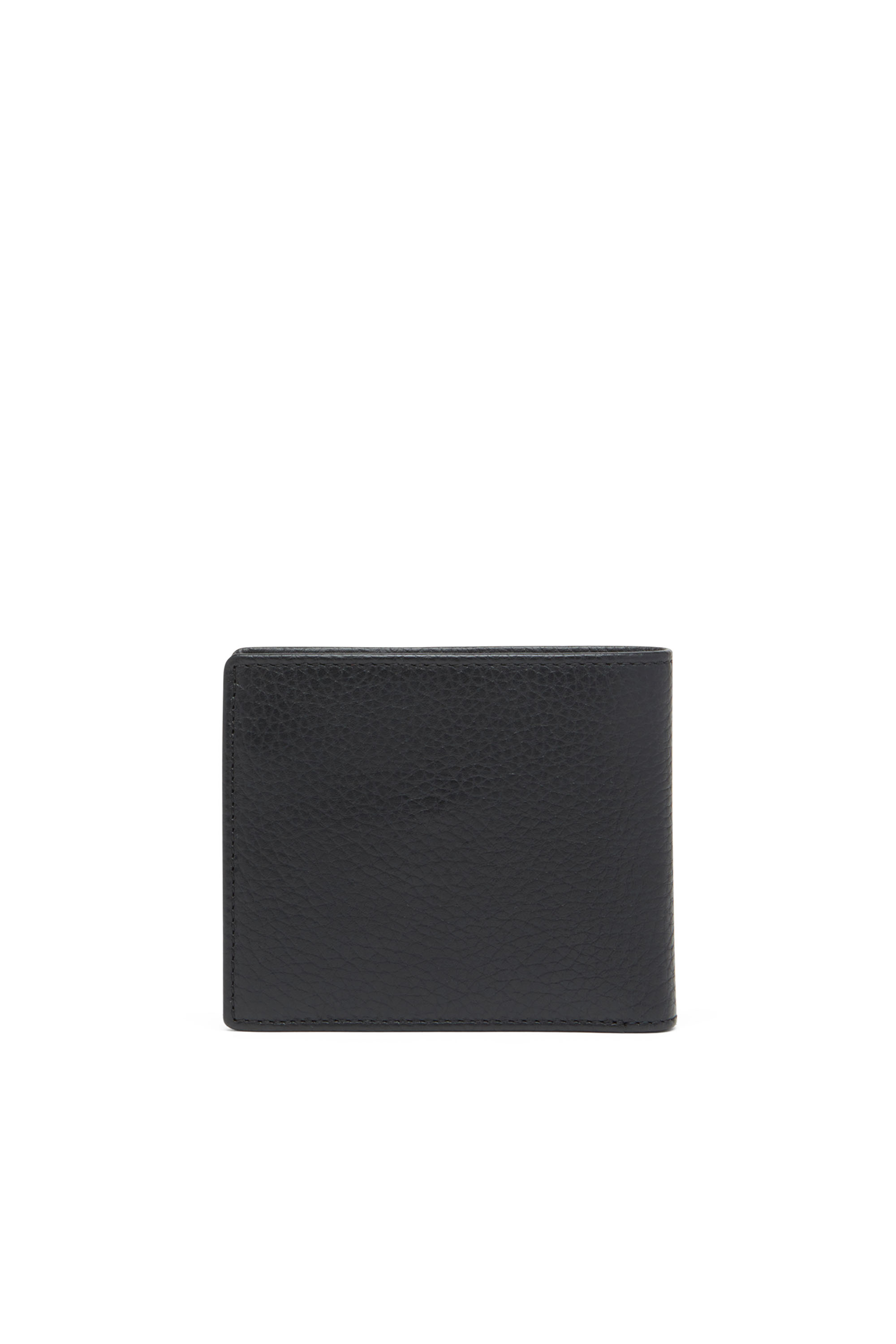 BI FOLD COIN S, Black Diesel - BI FOLD COIN S, Man's Bi-fold wallet in grainy leather in Black - 2