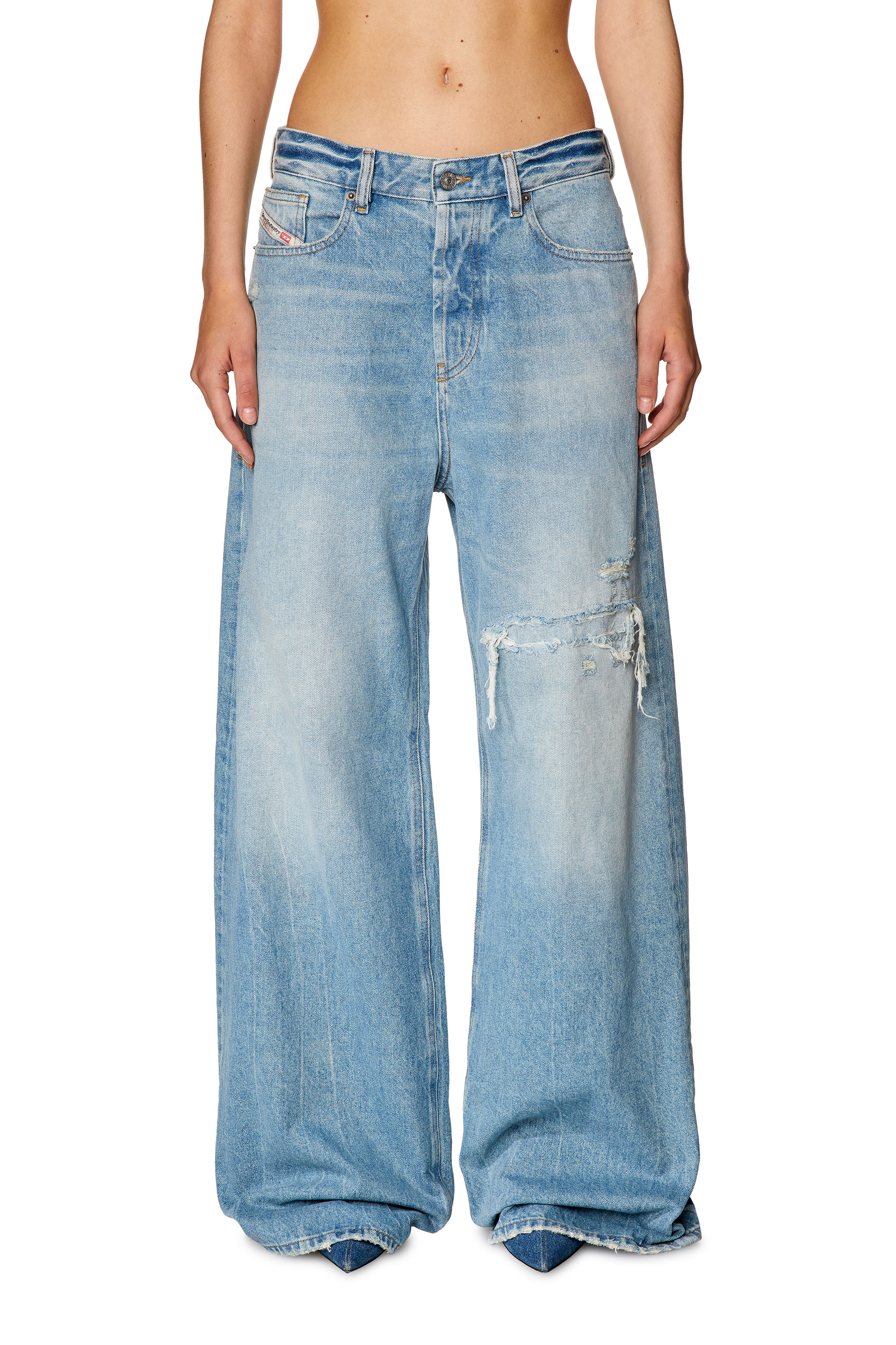 Diesel - 1996 D-Sire 09E25 Straight Jeans, Light Blue - Image 1