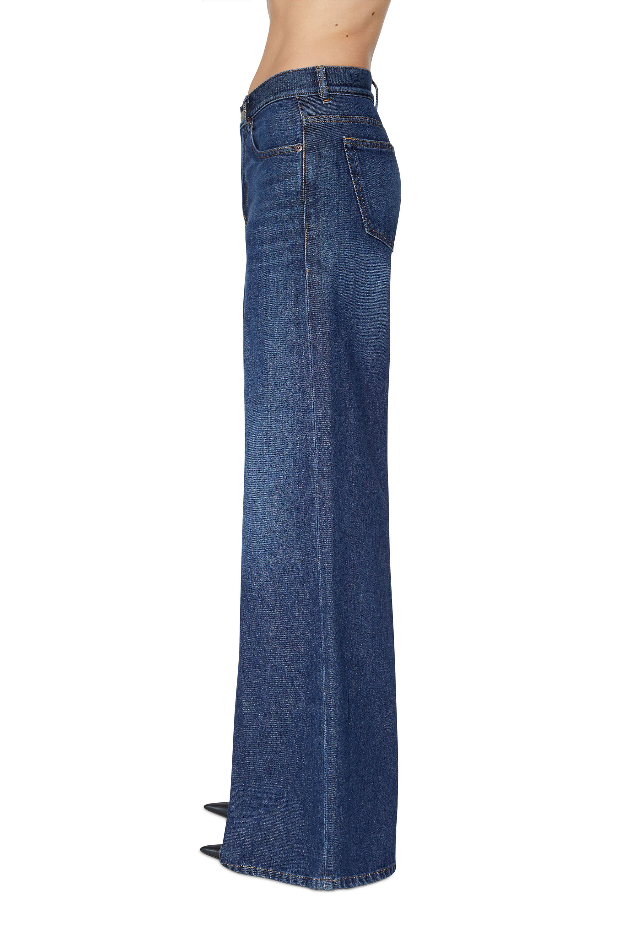Diesel - 1978 09C03 Bootcut and Flare Jeans, Dark Blue - Image 4