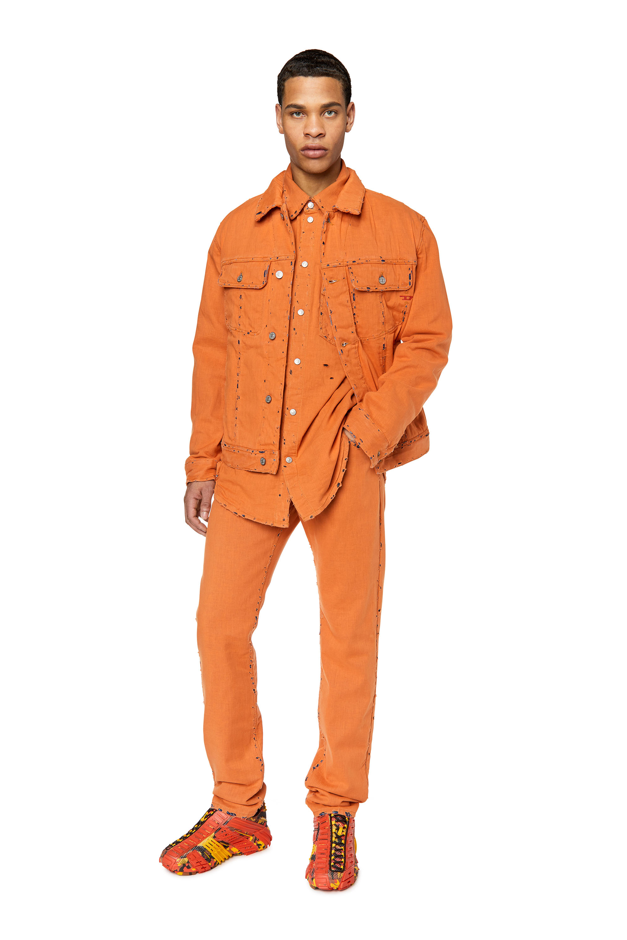 Diesel - Straight Jeans 1995 D-Sark 007R5, Orange - Image 1