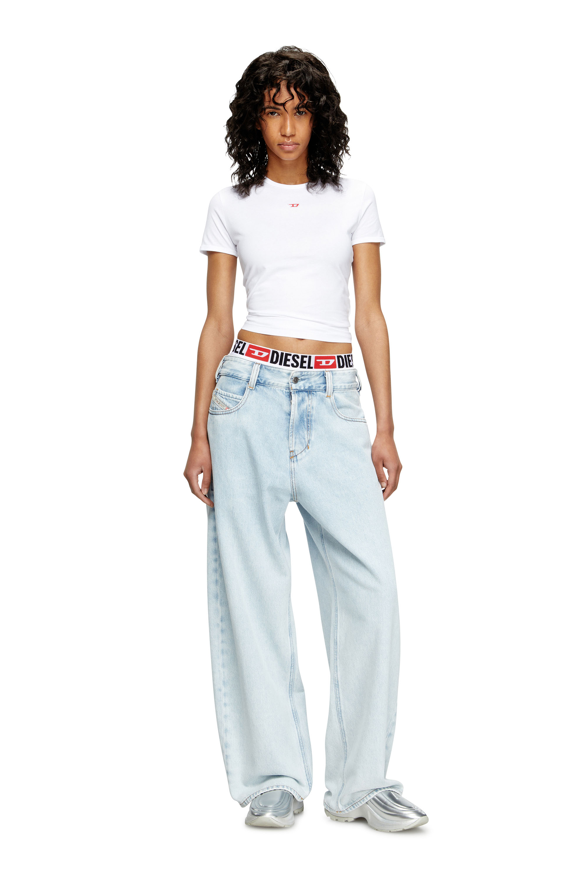 Relaxed Jeans 1997 D-Enim 09M74, Light Blue Diesel - Unisex's Relaxed Jeans 1997 D-Enim 09M74, Light Blue - 7
