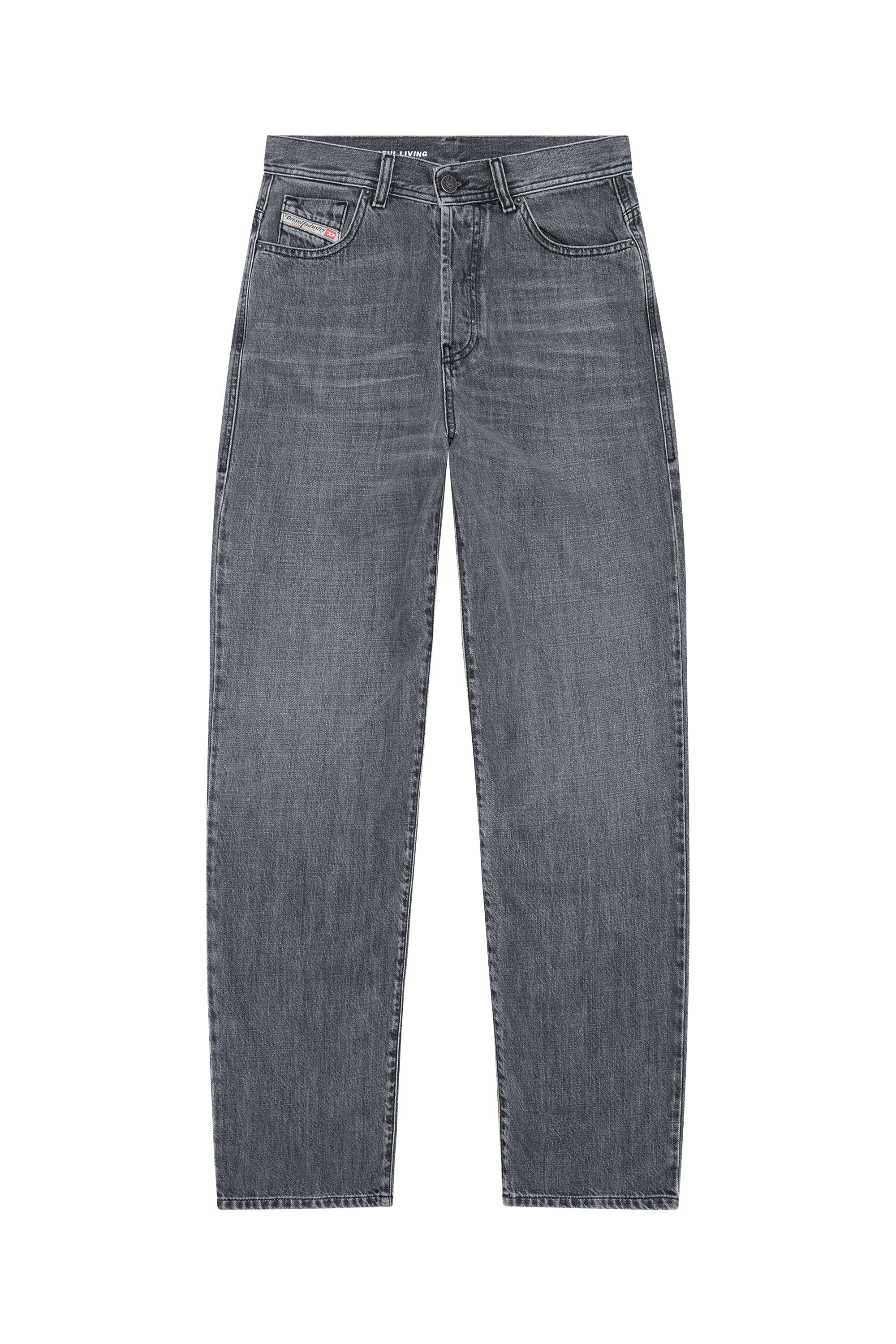 Diesel - 1956 D-Tulip 068EU Straight Jeans, Grey - Image 3