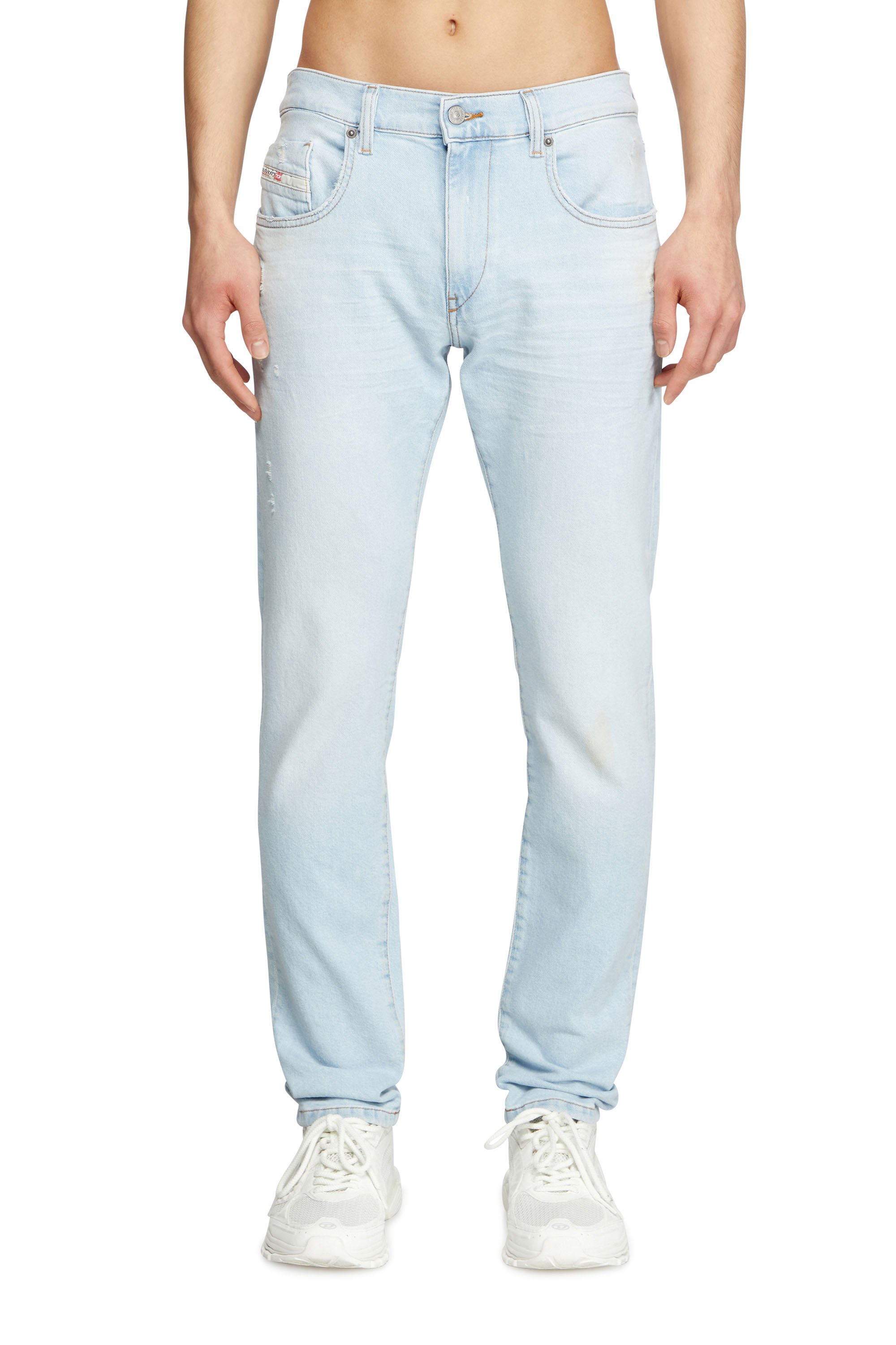 Diesel - Man's Slim Jeans 2019 D-Strukt 0CLBF, Light Blue - 1