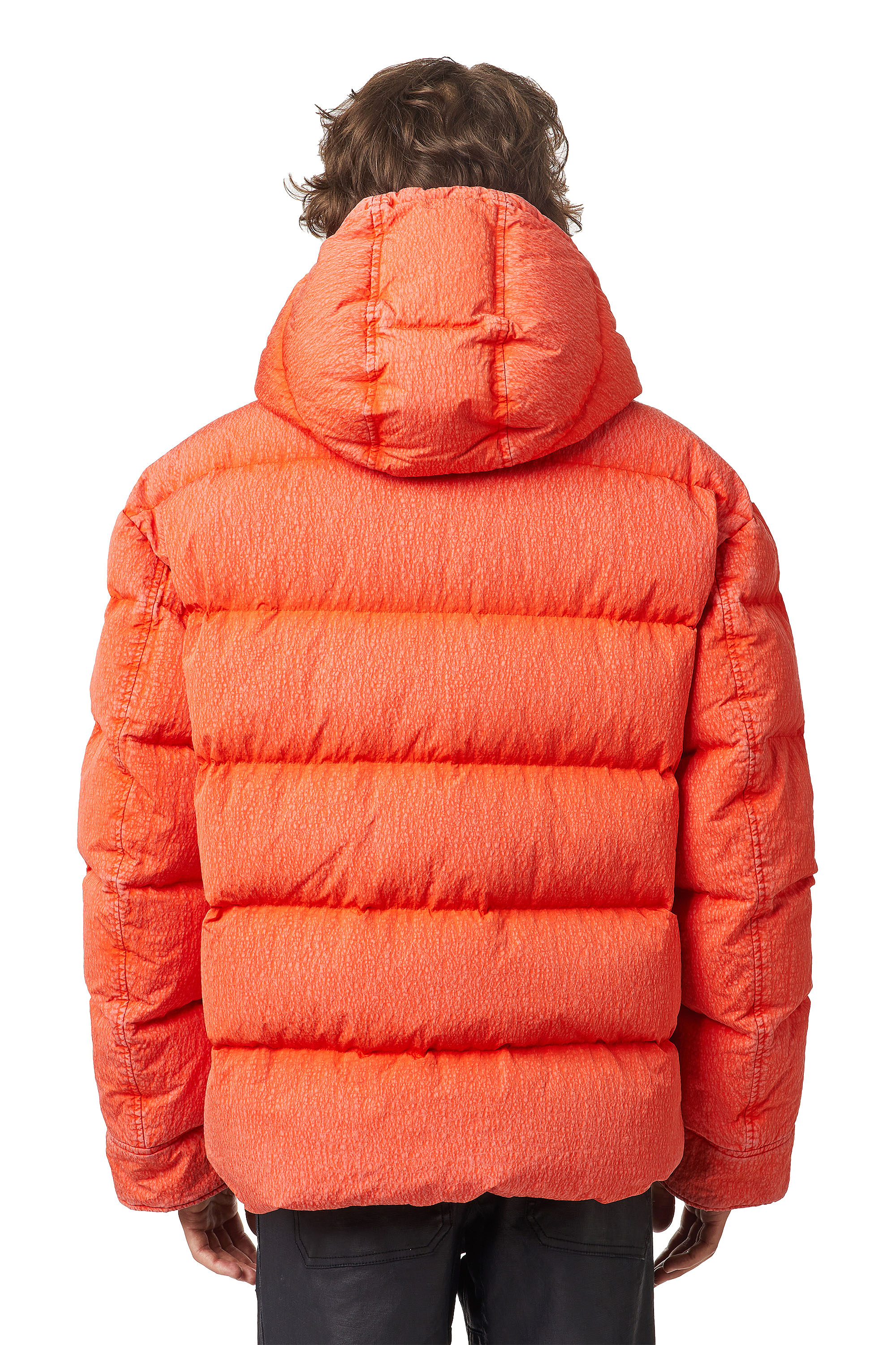 diesel orange jacket
