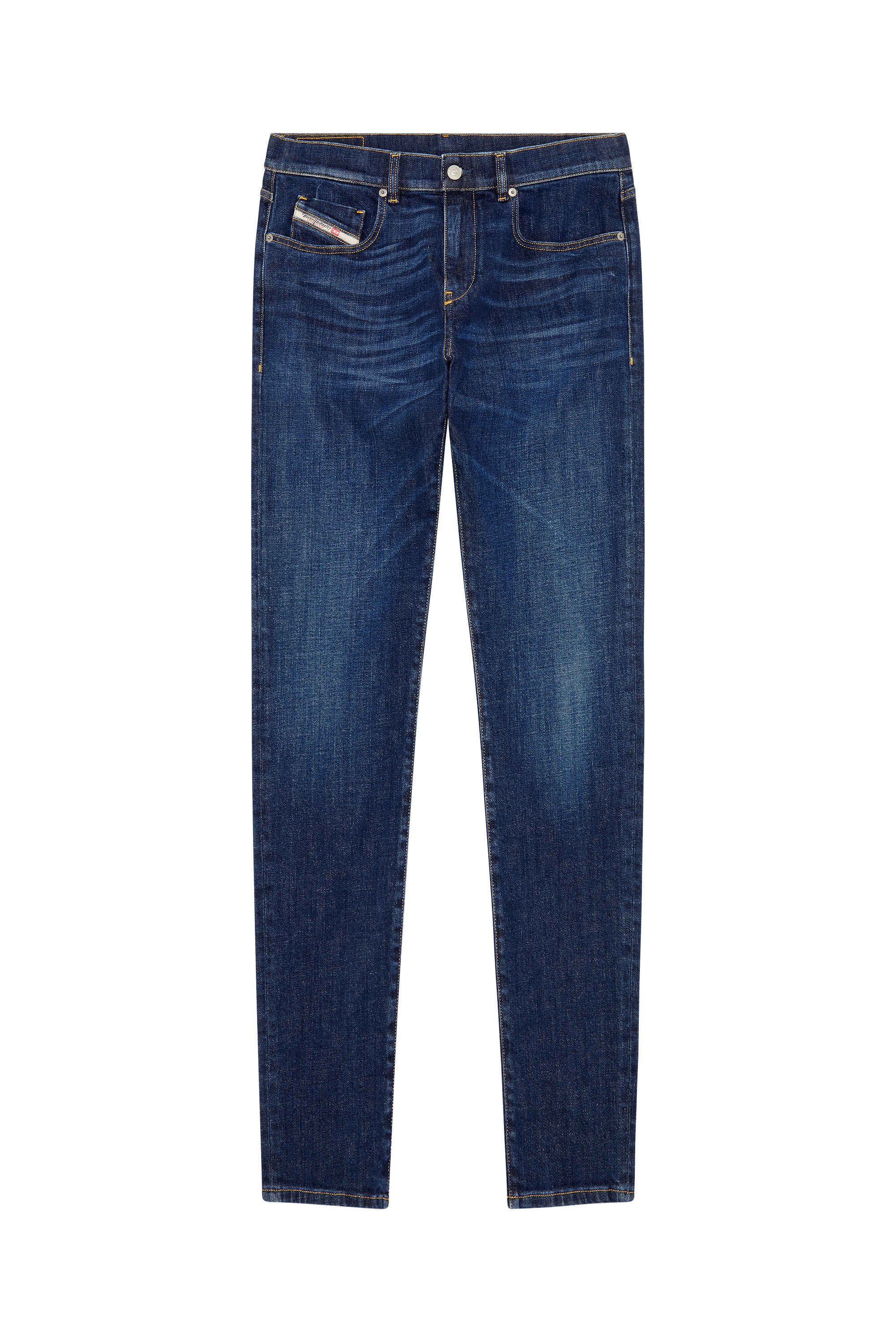 Diesel - Slim Jeans 2019 D-Strukt 09B90, Dark Blue - Image 6