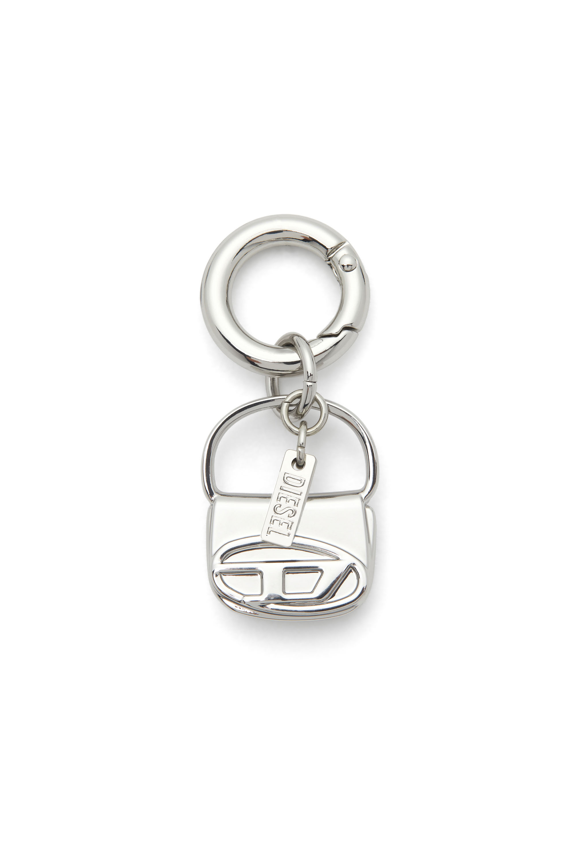 Diesel - CHARM-1DR, Woman's Metal charm with mini 1DR charm in Silver - 1