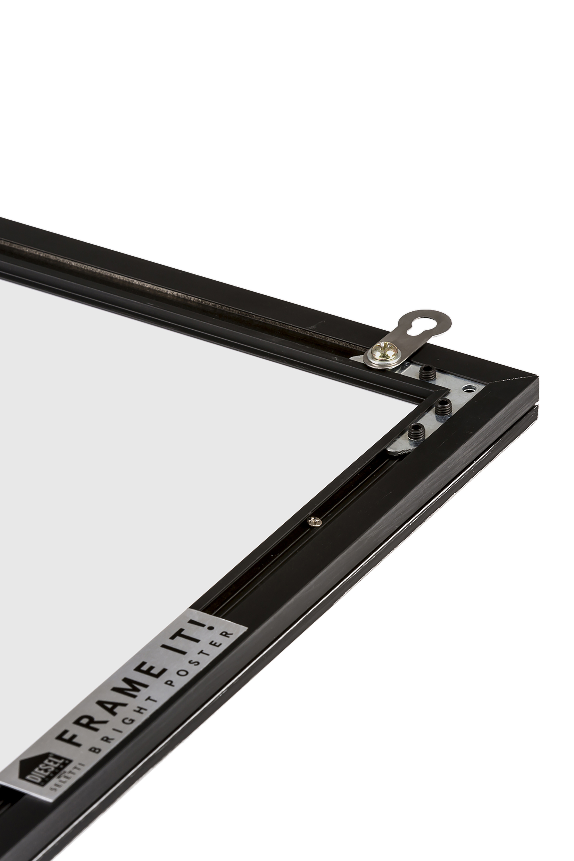 Diesel - 11001 FRAME IT!, Unisex's Medium frame with led backlight in Silver - 3