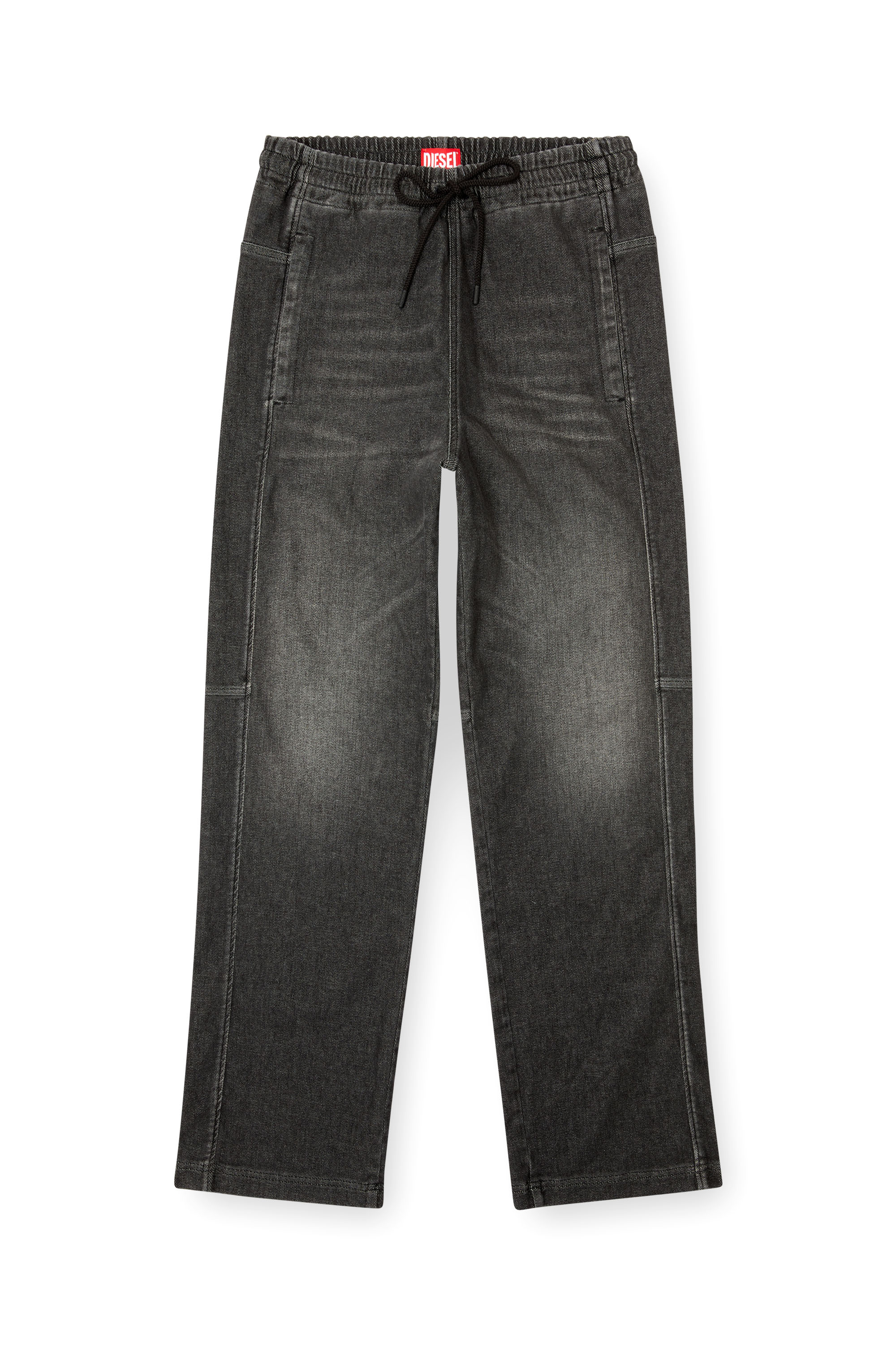 Relaxed D-Martyans Track Denim 09L77, Black/Dark grey Diesel - Unisex's Relaxed D-Martyans Track Denim 09L77, Black/Dark grey - 2