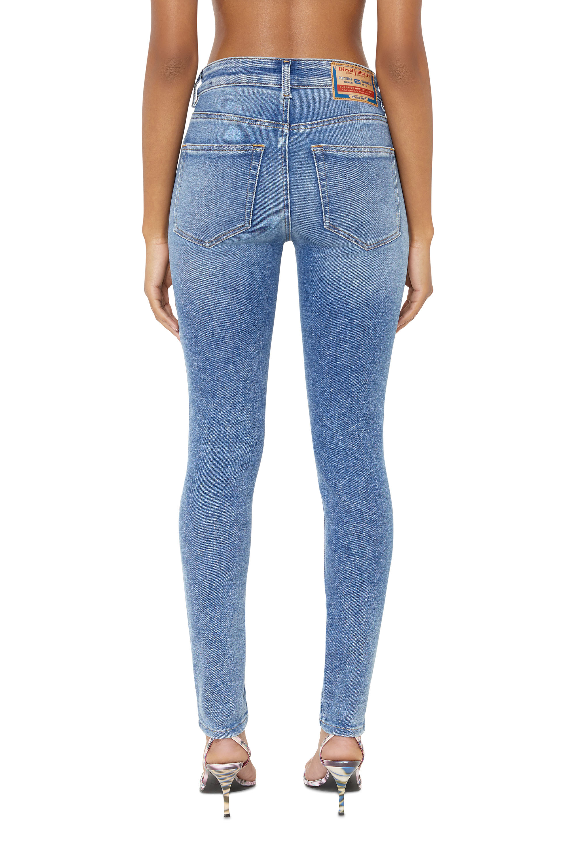 Womens Clothing Jeans Bootcut jeans DIESEL Denim 2017 Slandy Super-skinny Jeans in Blue 