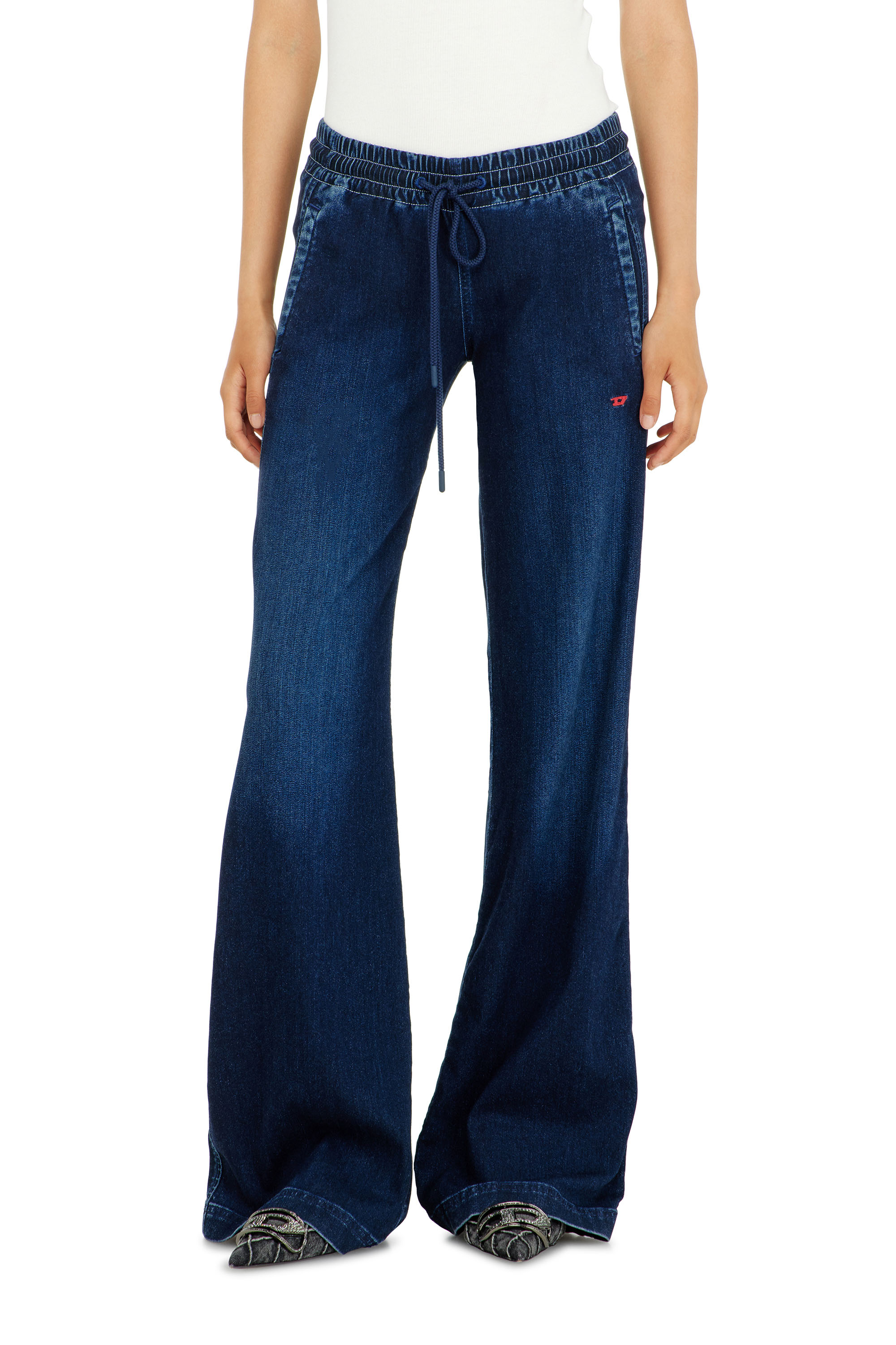 Diesel - Woman's Relaxed 2078 D-Ainty Joggjeans&reg; 09P96, Dark Blue - 2
