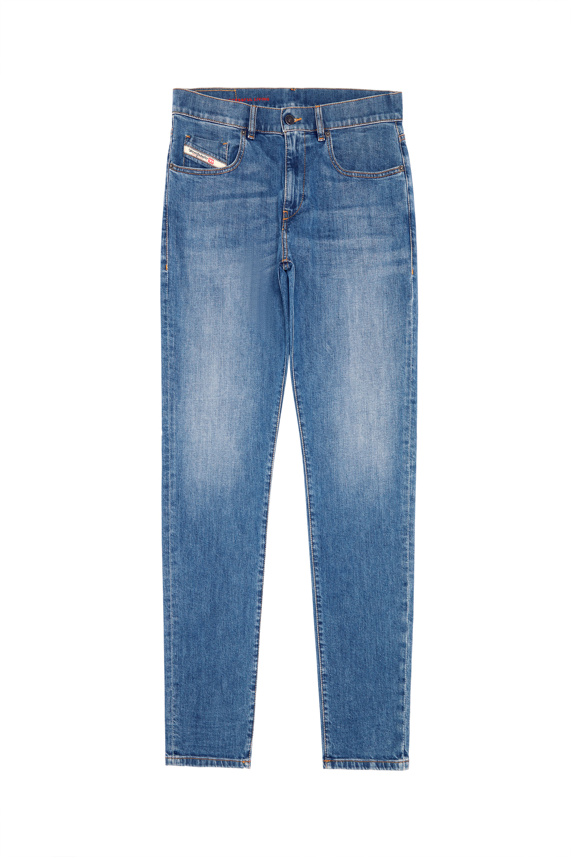 Diesel - 2019 D-STRUKT 0EHAJ Slim Jeans, Medium blue - Image 6