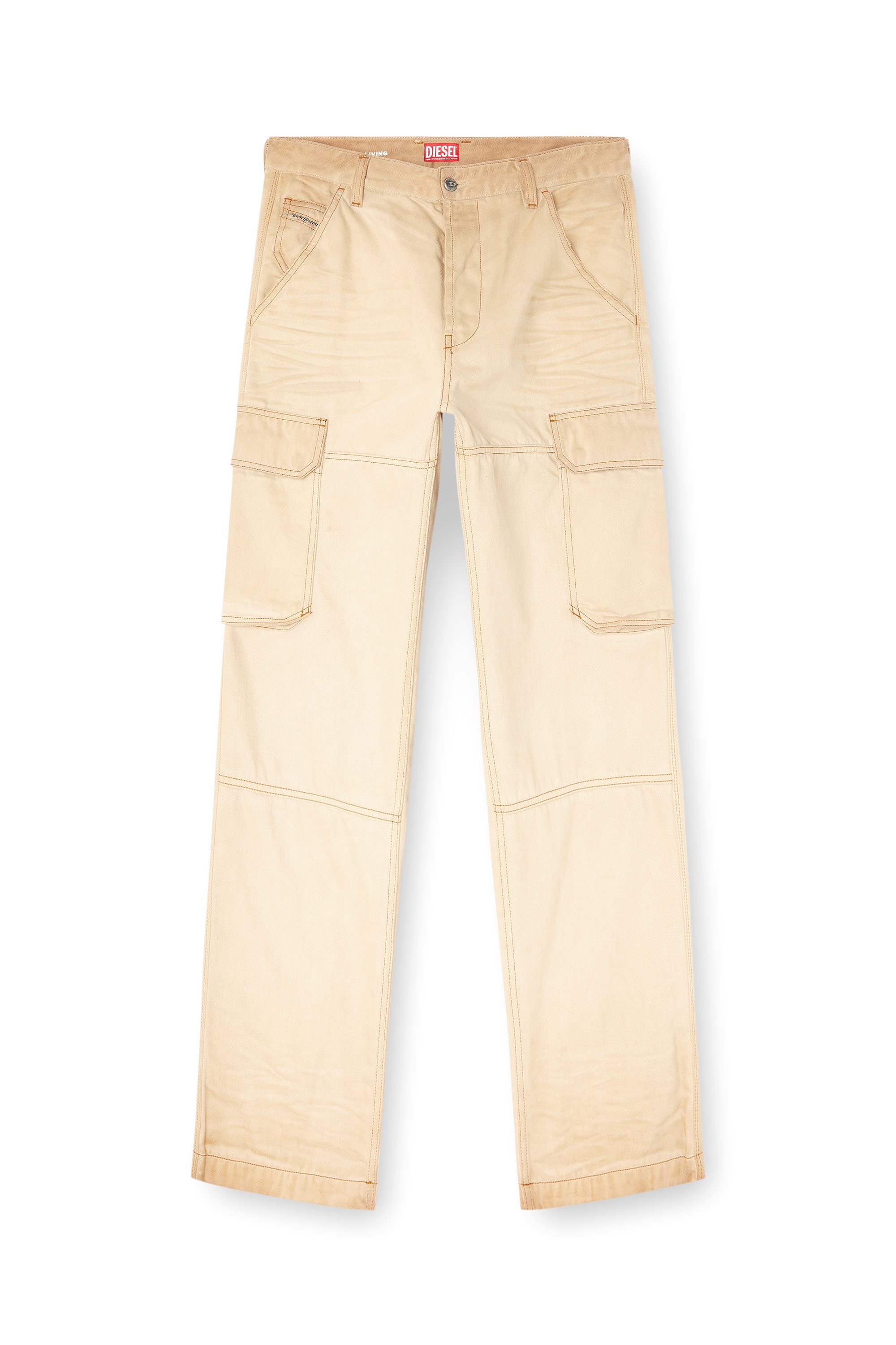 Diesel - Man's Regular Jeans D-Uty 09L26, Beige - 3