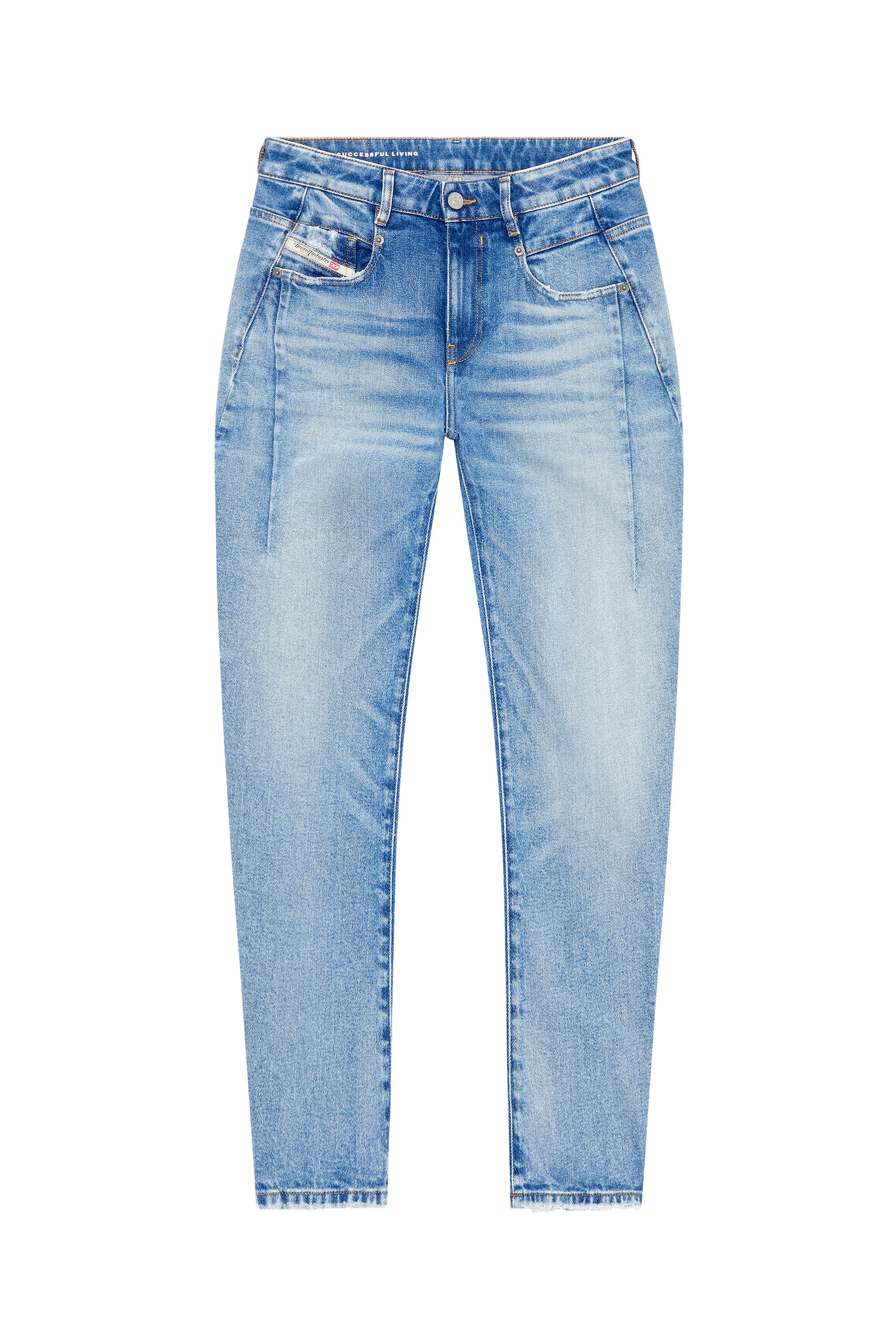 Diesel - Boyfriend Jeans Fayza 09G24, Light Blue - Image 5