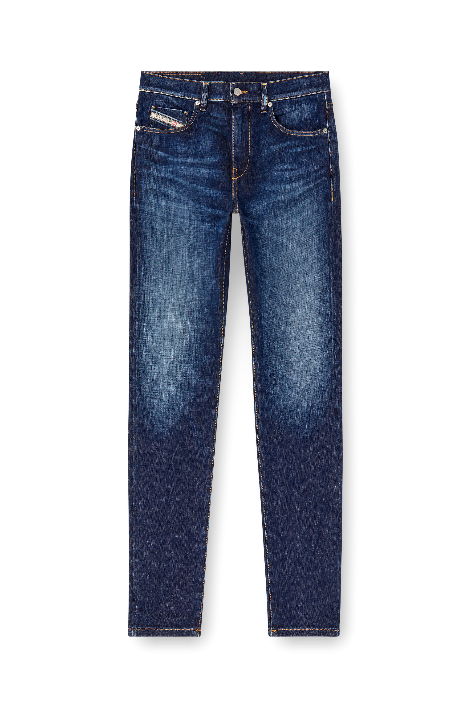 Slim Jeans 2019 D-Strukt 09L61, Medium blue Diesel - Man's Slim Jeans 2019 D-Strukt 09L61, Medium blue - 2
