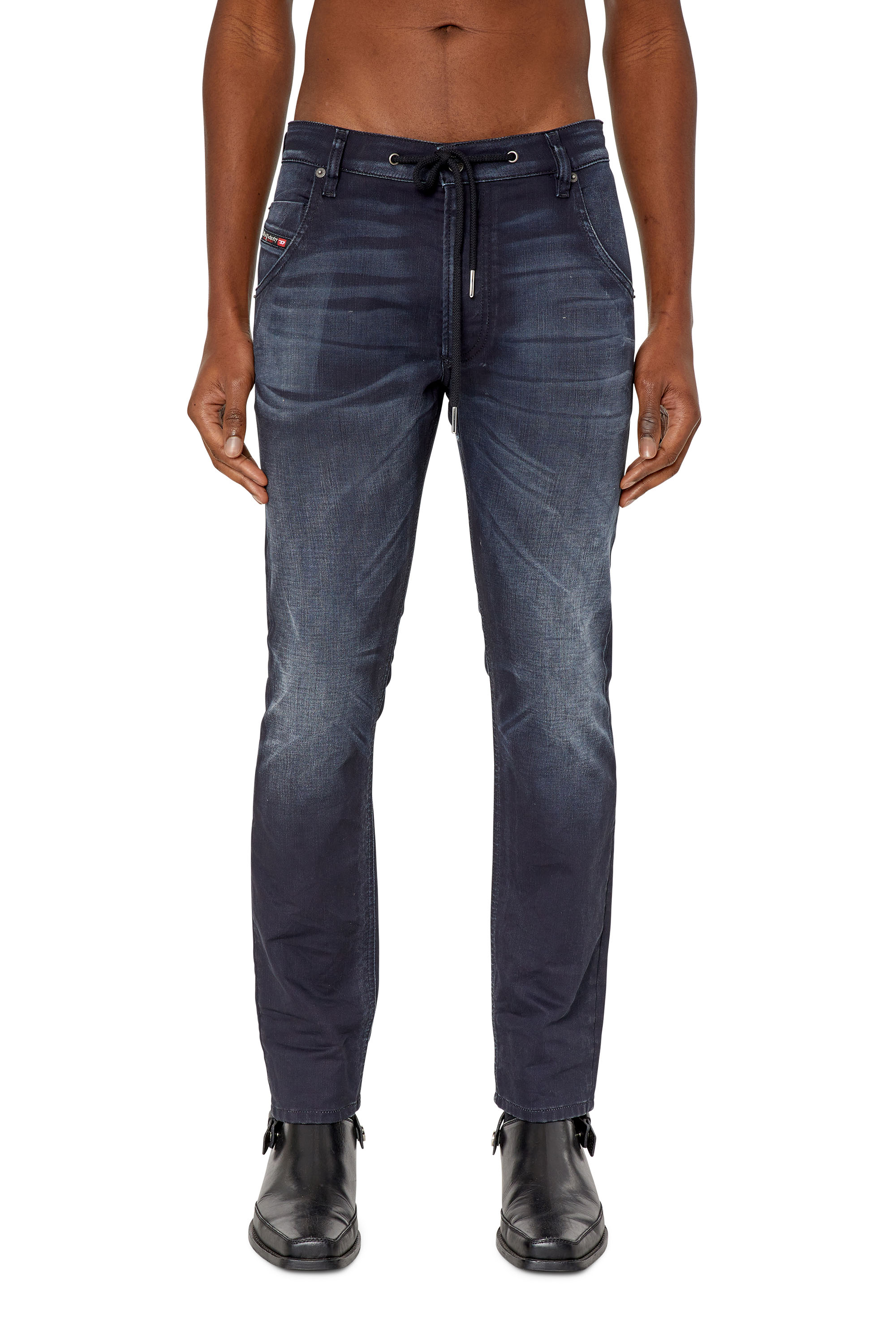 Diesel - Tapered Krooley JoggJeans® 068CR, Black/Dark grey - Image 2