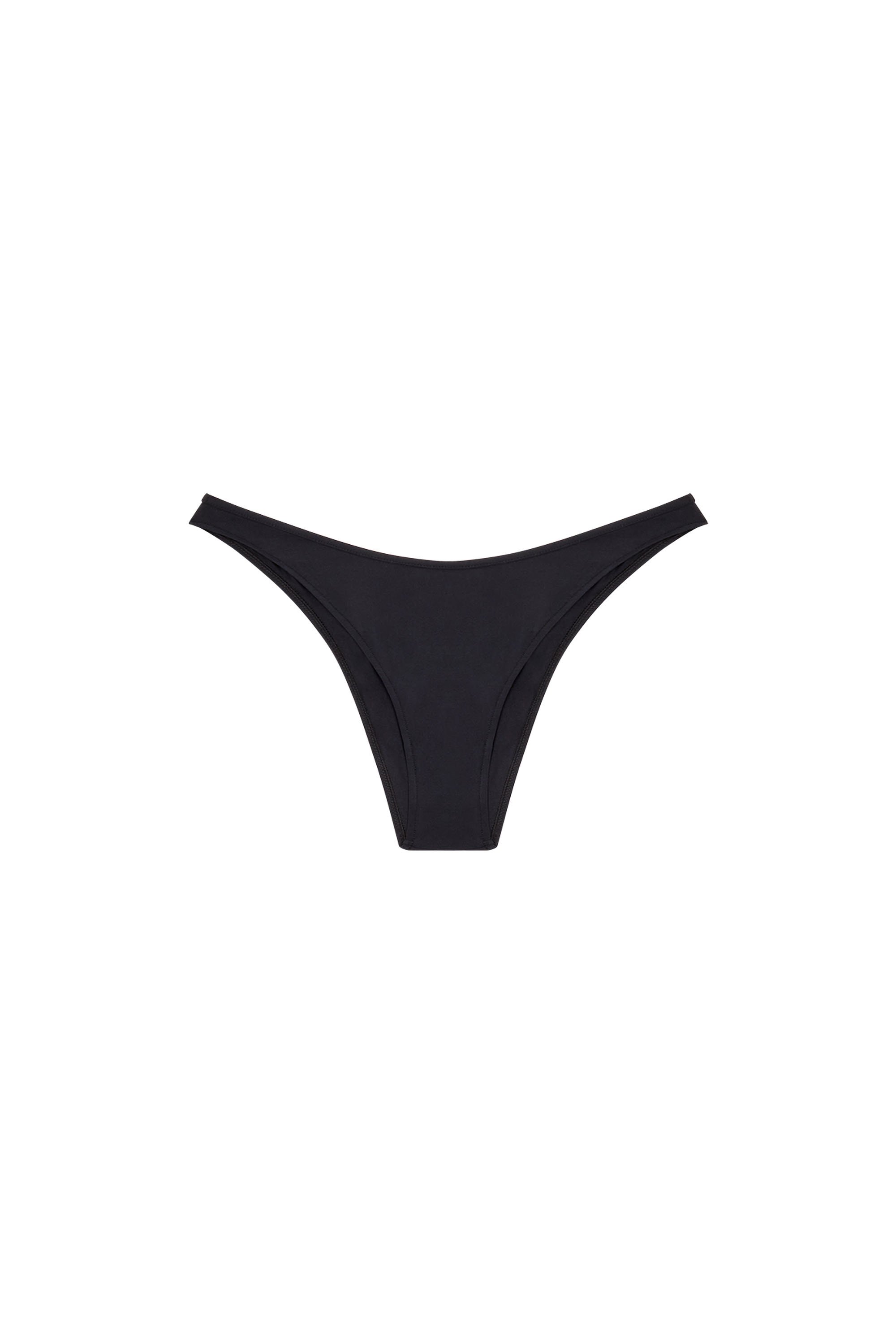 Diesel - UFPN-PUNCHY, Woman's V-front briefs with Oval D plaque in Black - 4