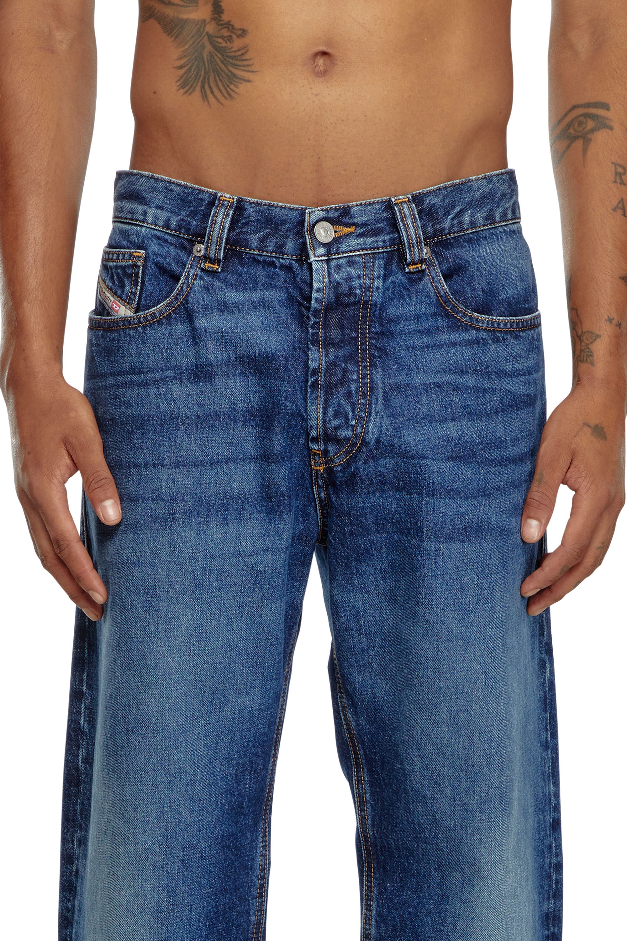 Diesel - Man Straight Jeans 2010 D-Macs 09I27, Dark Blue - Image 4