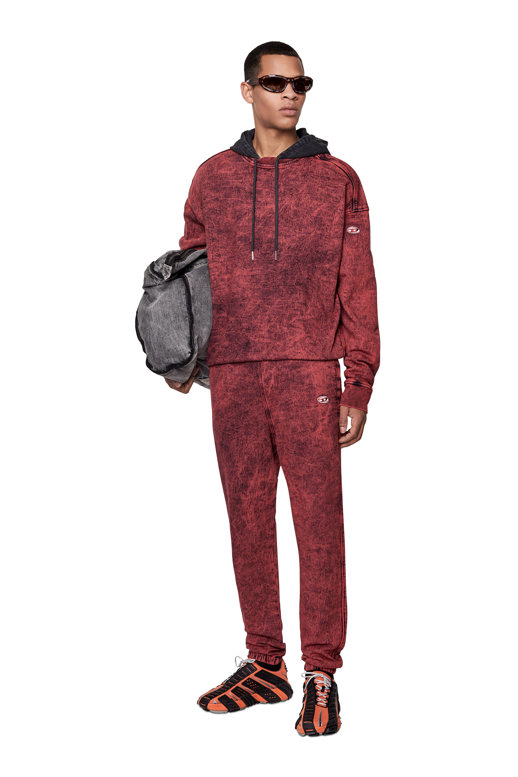 Diesel - D-Lab Track Denim 09D16 Tapered, Red - Image 5