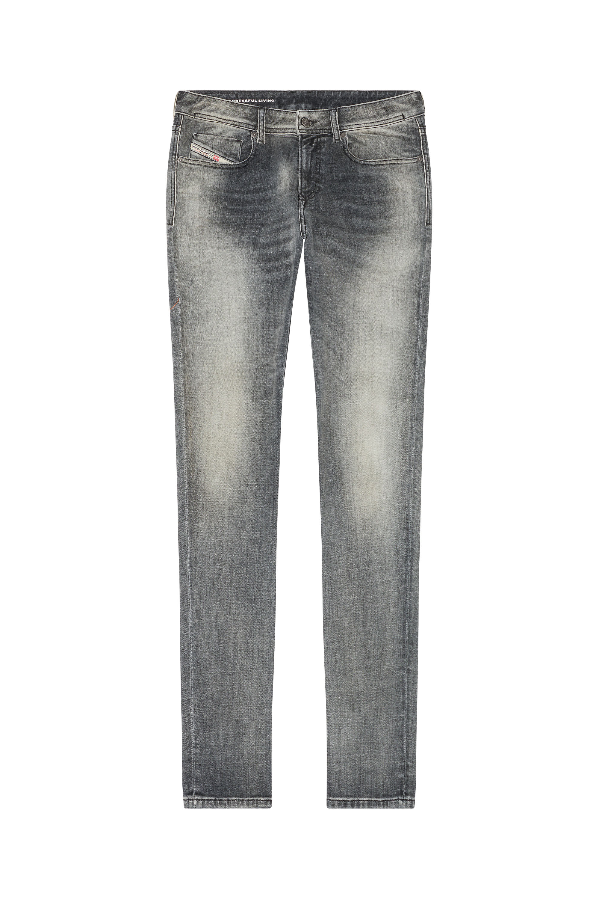 Skinny Jeans 1979 Sleenker 09E71, Black/Dark grey Diesel - Man's Skinny Jeans 1979 Sleenker 09E71, Black/Dark grey - 2