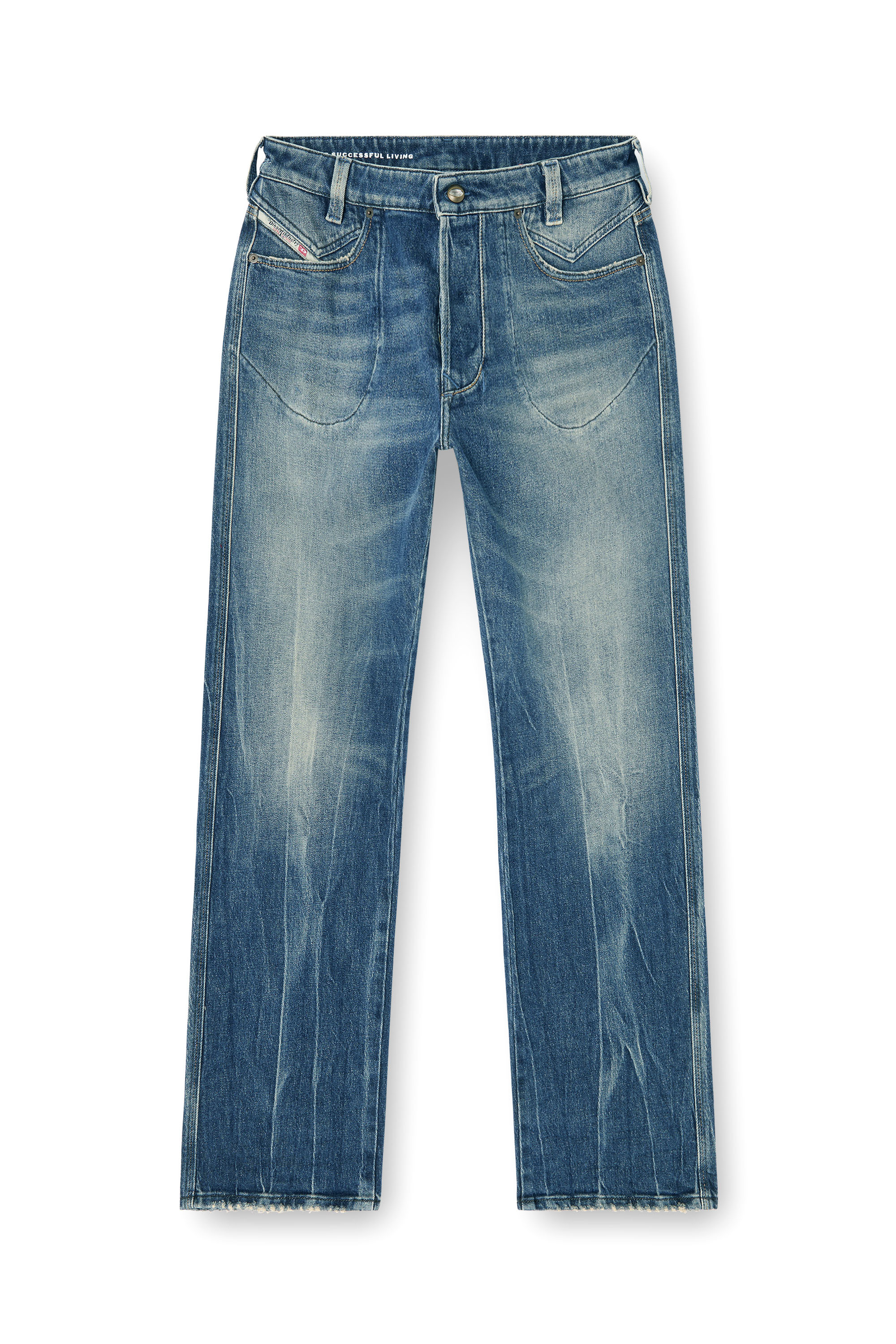 Diesel - Man's Regular Jeans 1985 Larkee 09Q27, Medium blue - 3
