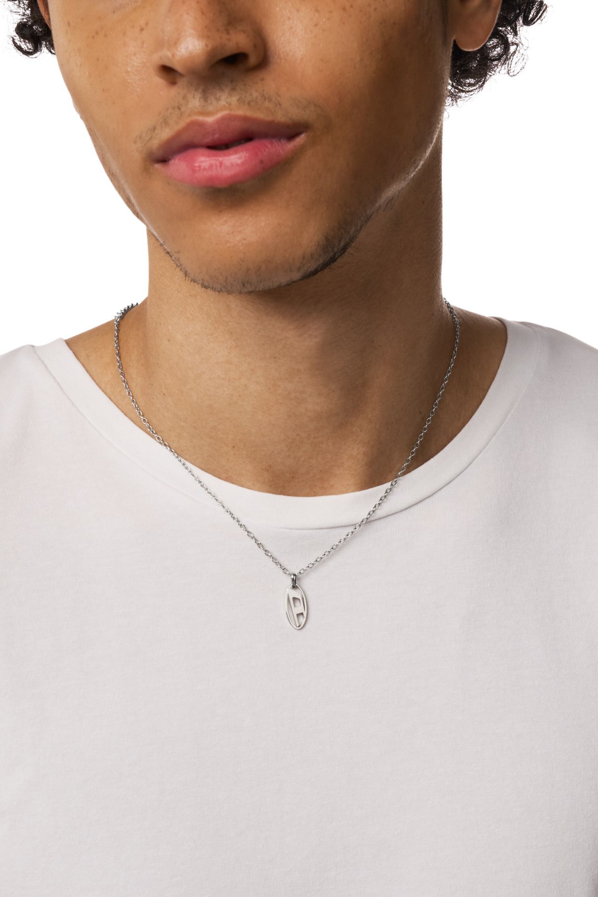 Diesel - DX1661040 JEWELLERY, Unisex's Stainless steel pendant necklace in Silver - 4