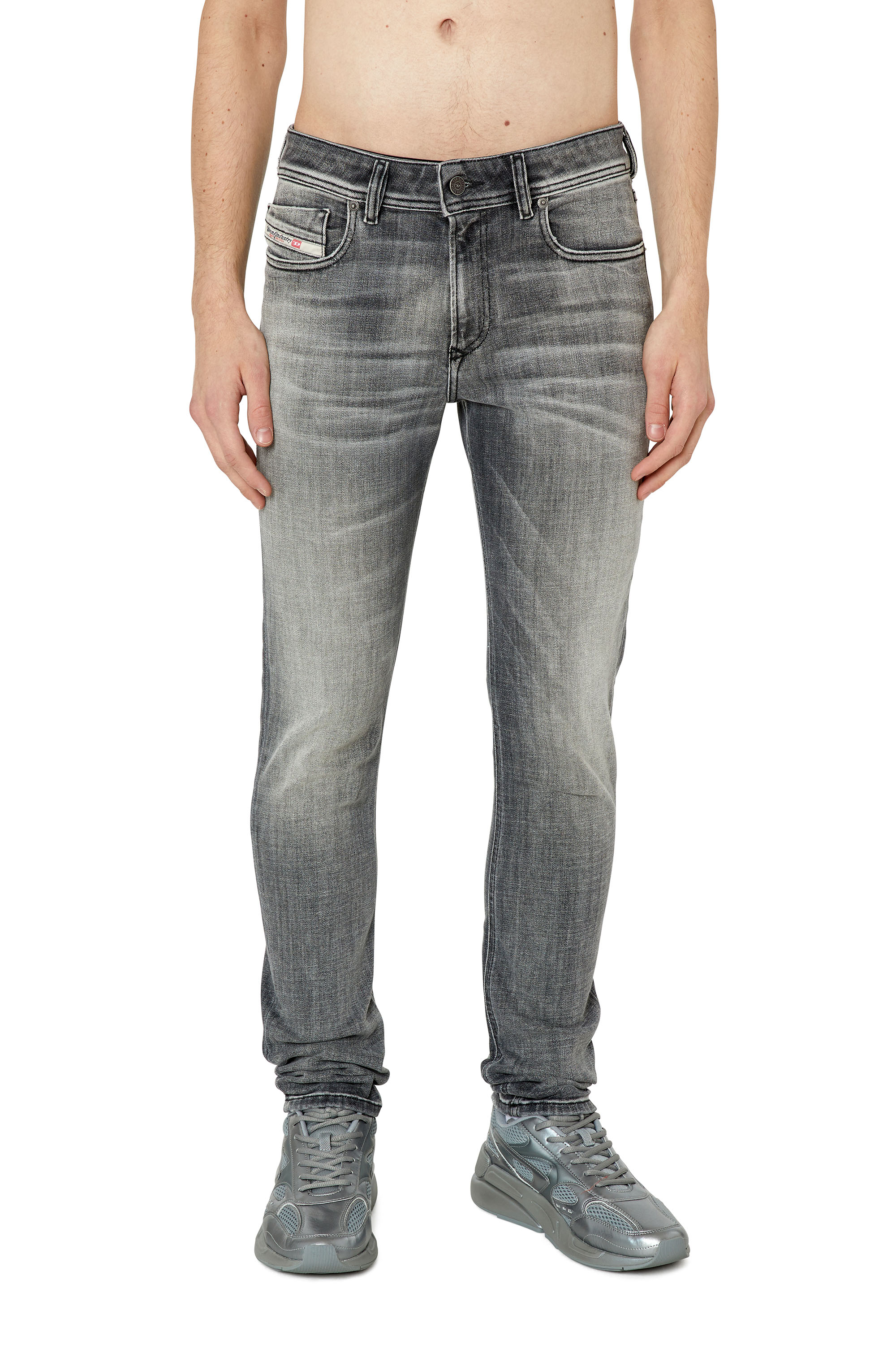 Skinny Jeans 1979 Sleenker 09E71, Black/Dark grey Diesel - Man's Skinny Jeans 1979 Sleenker 09E71, Black/Dark grey - 3