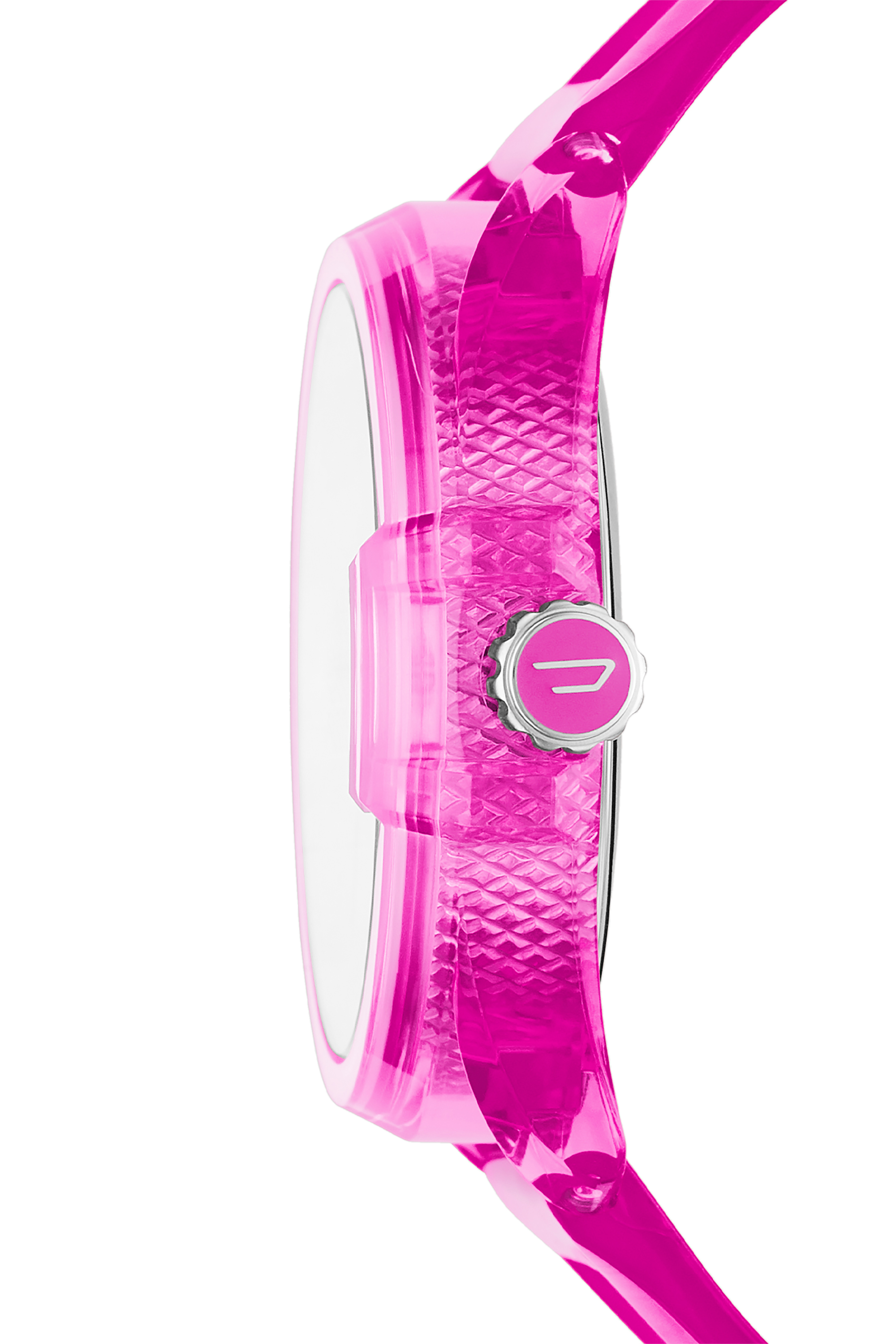 Diesel - DZ1929, Unisex's MS9 three-hand pink transparent watch in Pink - 3