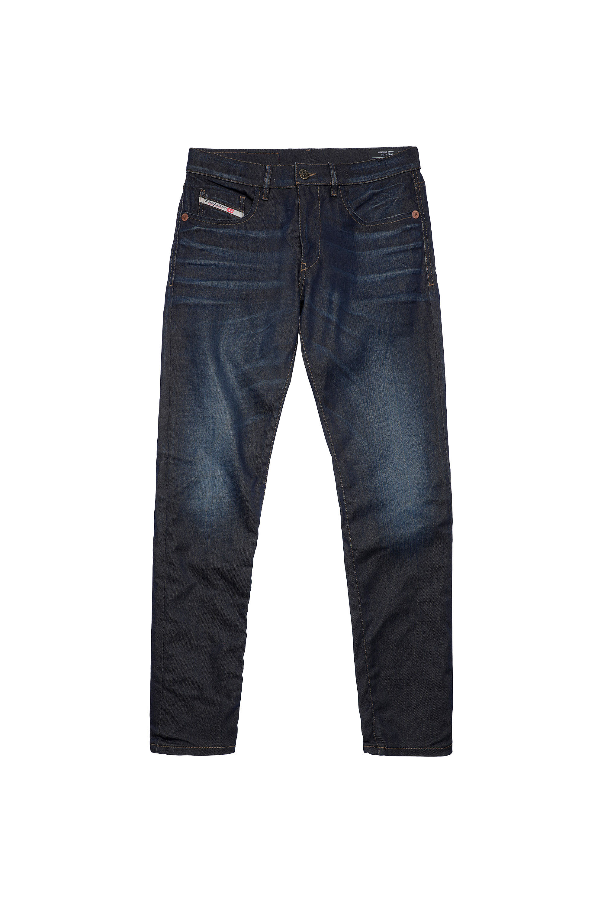 Diesel - 2019 D-STRUKT 09A45 Slim Jeans, Dark Blue - Image 6