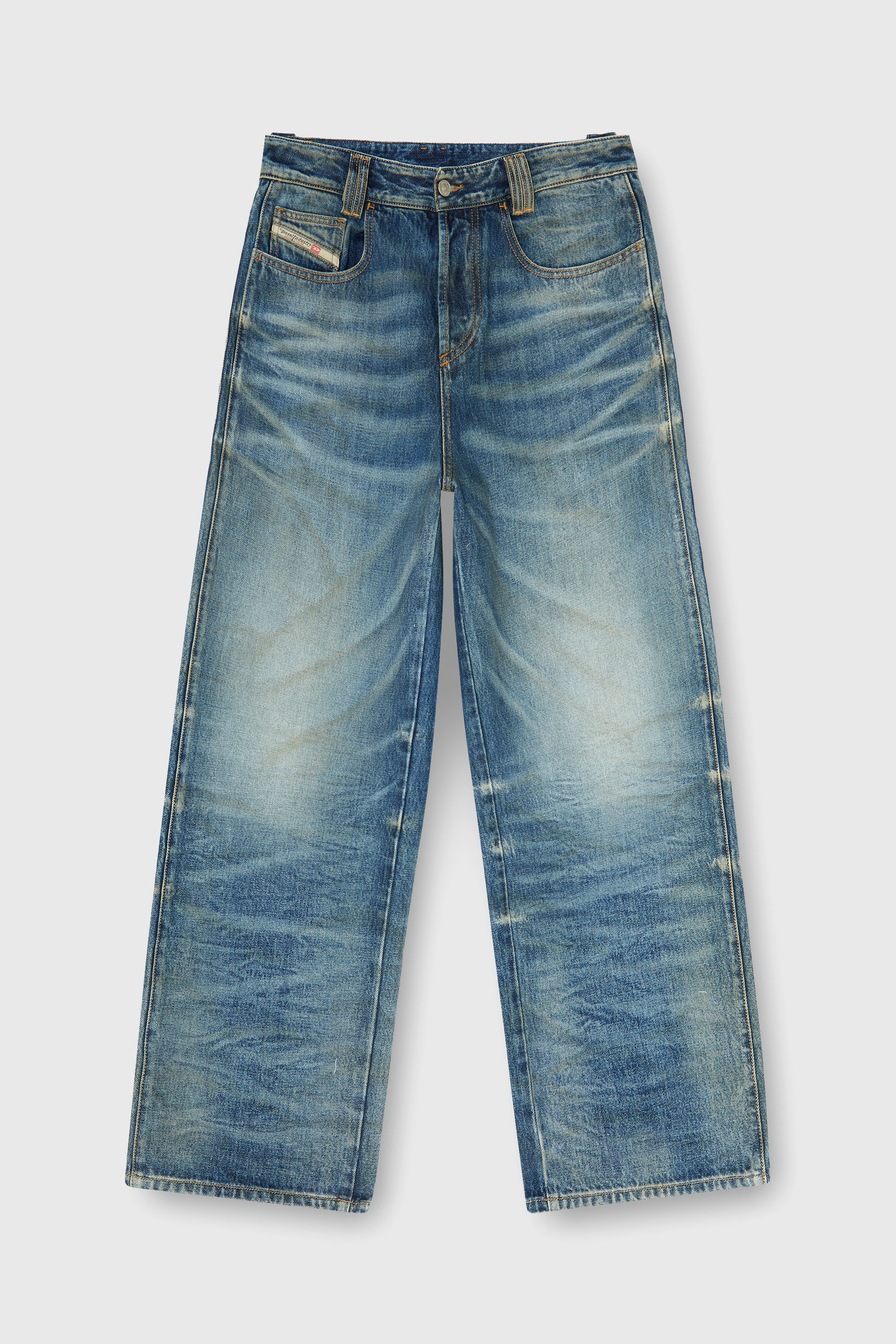 Diesel - Unisex's Relaxed Jeans 1982 D-Hakou 007GC, Medium blue - 8