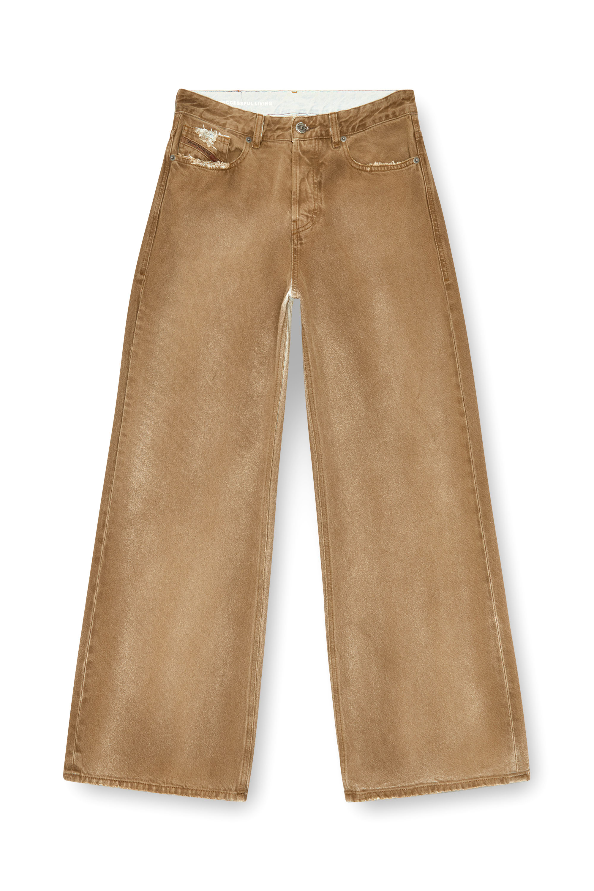 Diesel - Woman's Straight Jeans 1996 D-Sire 09J82, Light Brown - 3