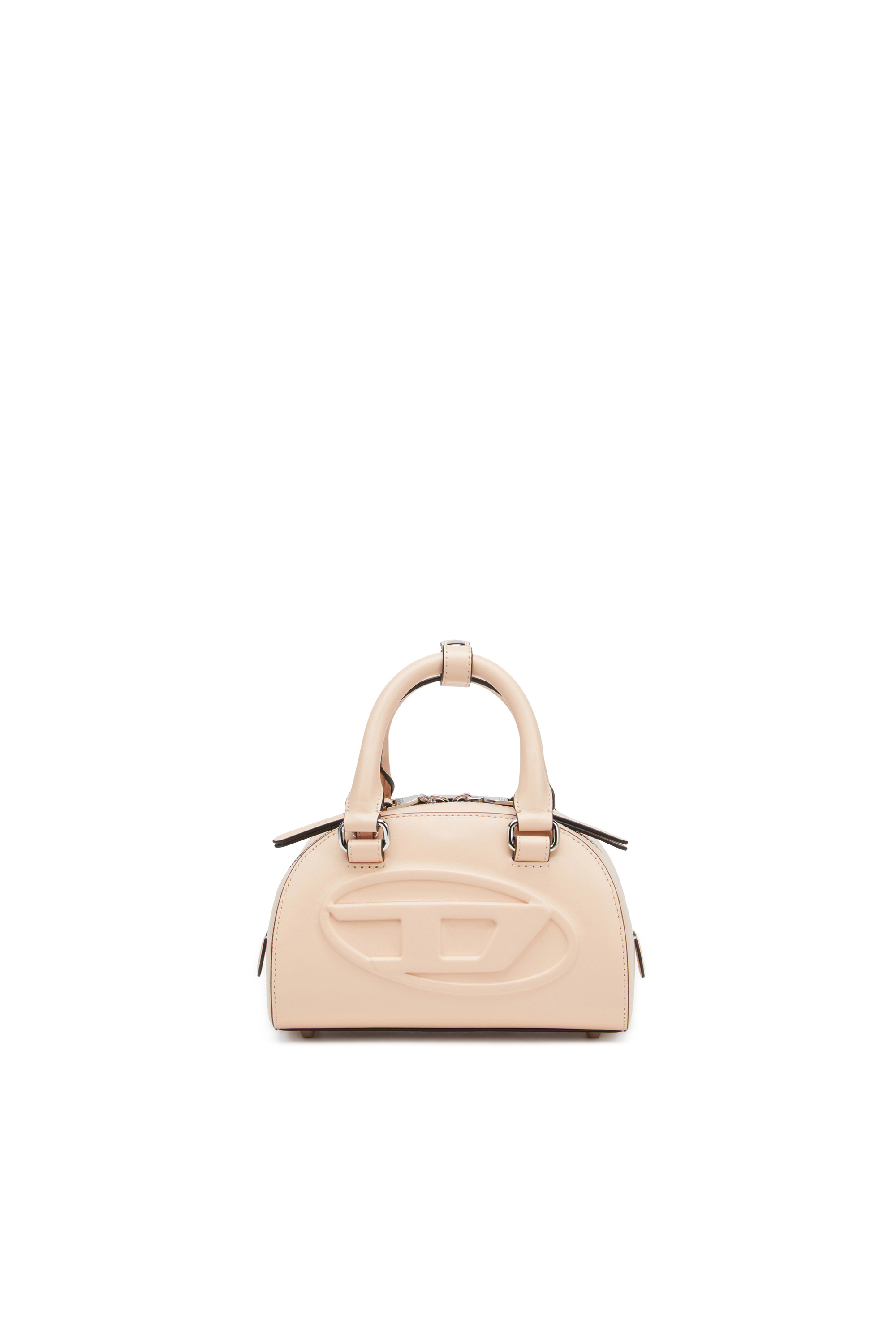 1DR DOME CROSSBODY, Pink Diesel - 1DR DOME CROSSBODY, Woman's 1DR Dome-Leather mini bowling bag in Pink - 1