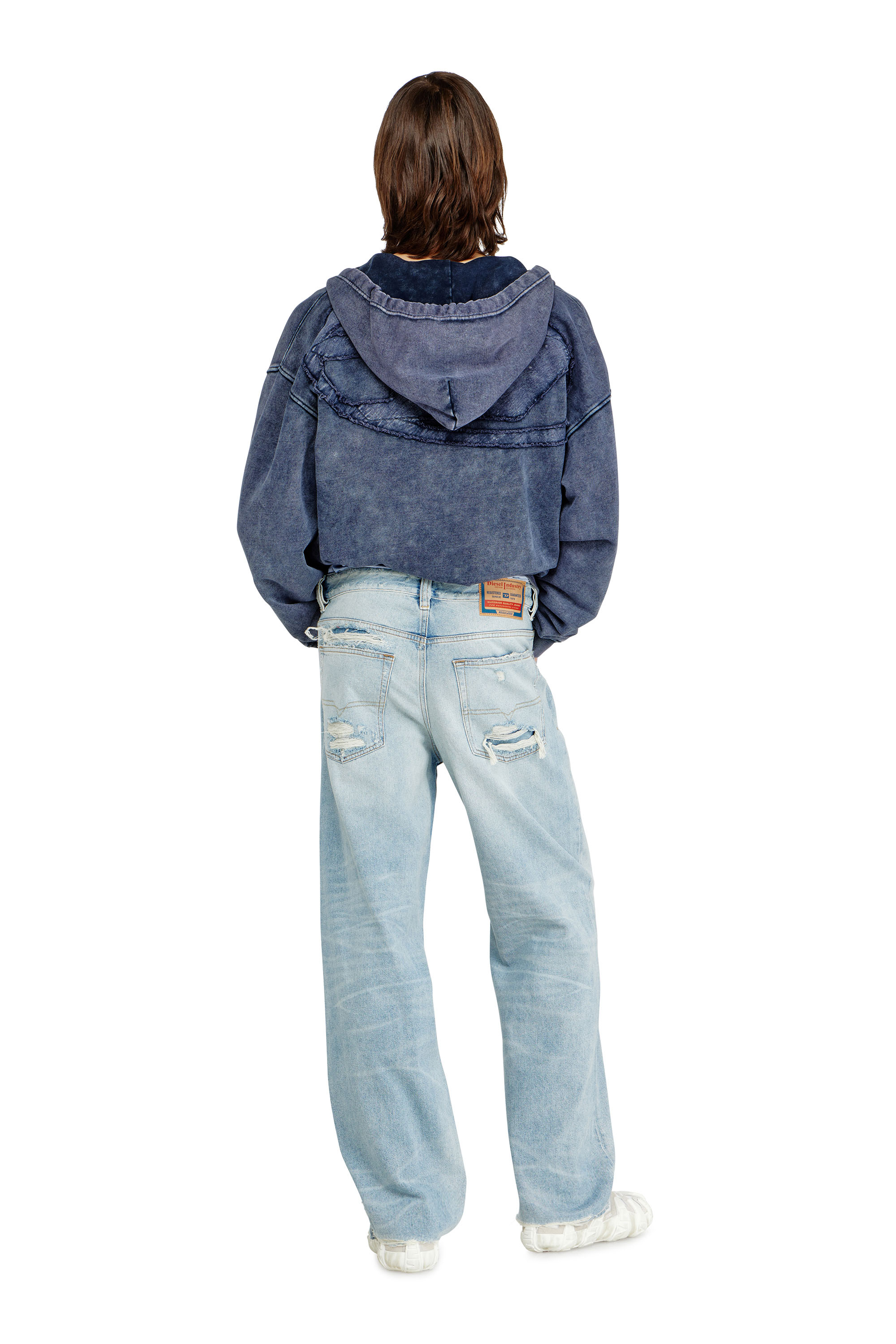 Diesel - Man's Relaxed Jeans 2001 D-Macro 09M53, Light Blue - 4