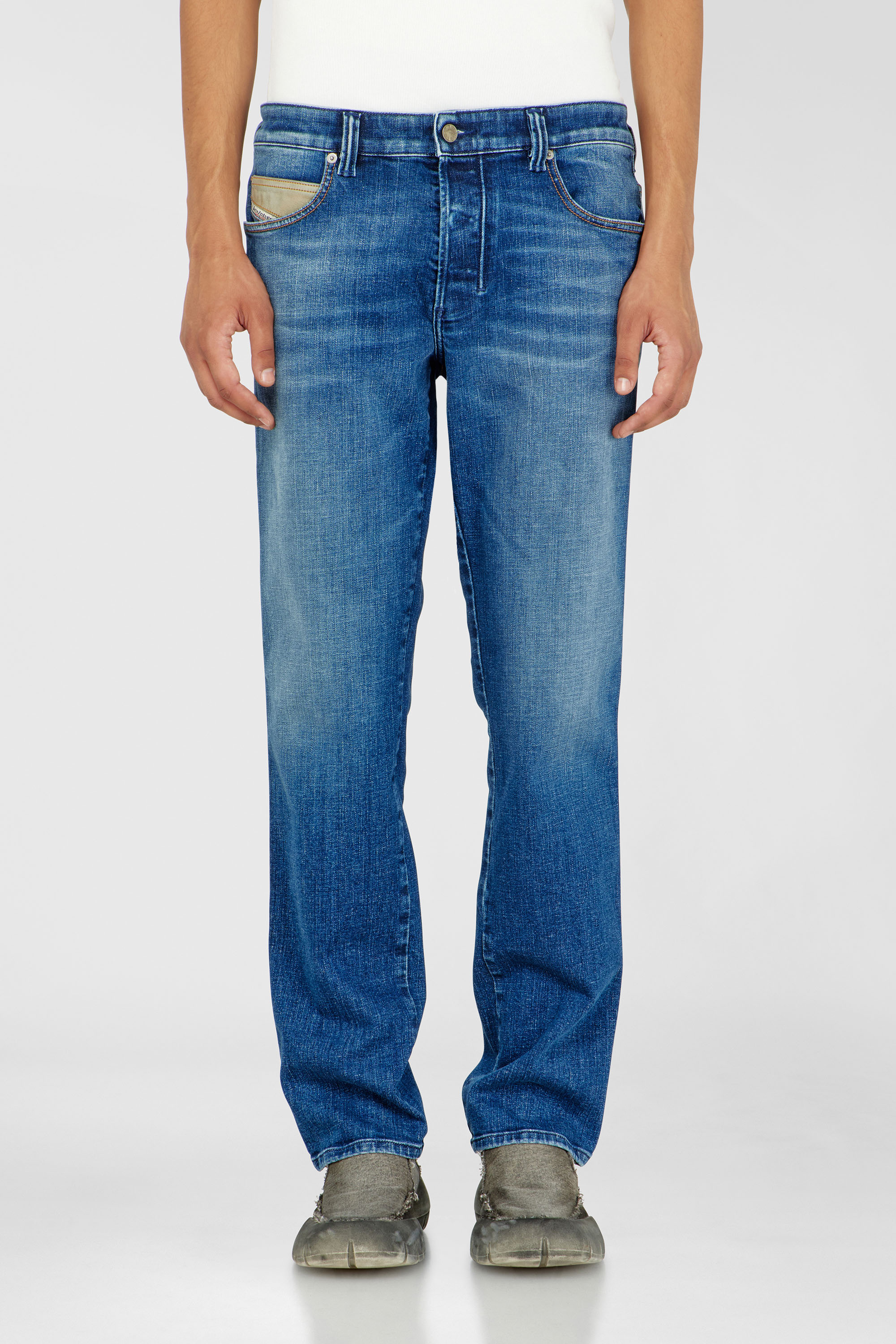 Diesel - Man's Slim Jeans 1993 D-Vyl 09R92, Medium blue - 4