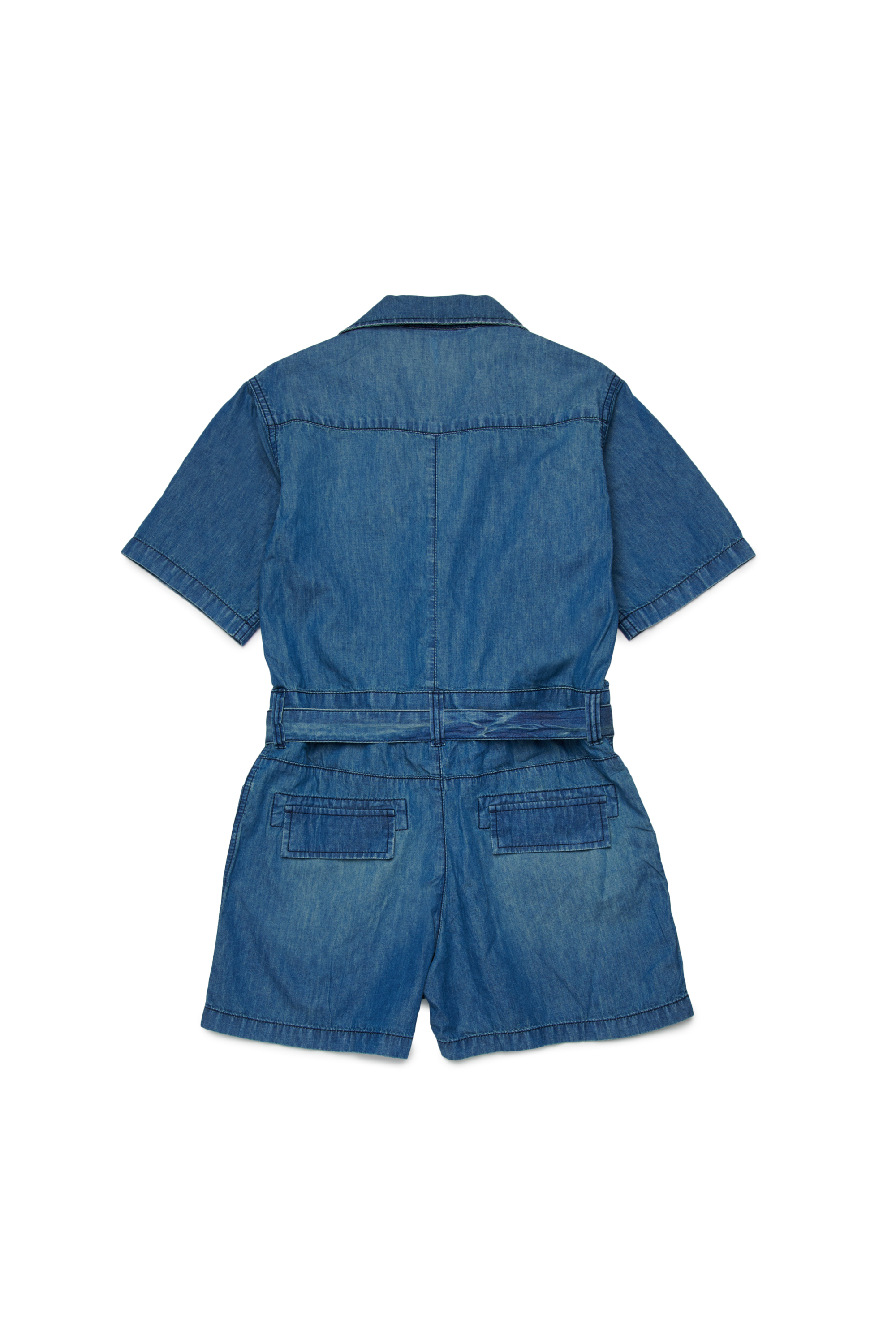 Diesel - JRAPP, Woman's Playsuit in denim in Medium blue - 2