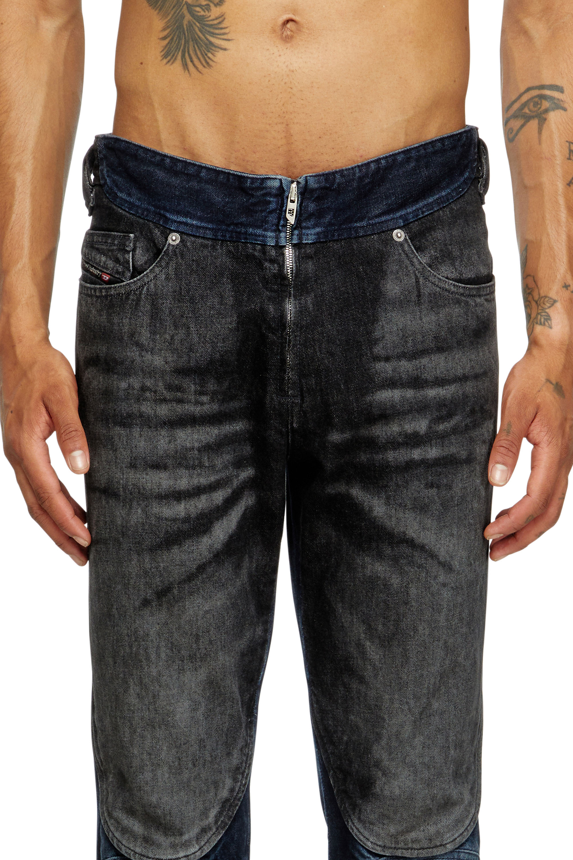 Regular Jeans D-Bucy 007BX, Dark Blue Diesel - Man's Regular Jeans D-Bucy 007BX, Dark Blue - 5