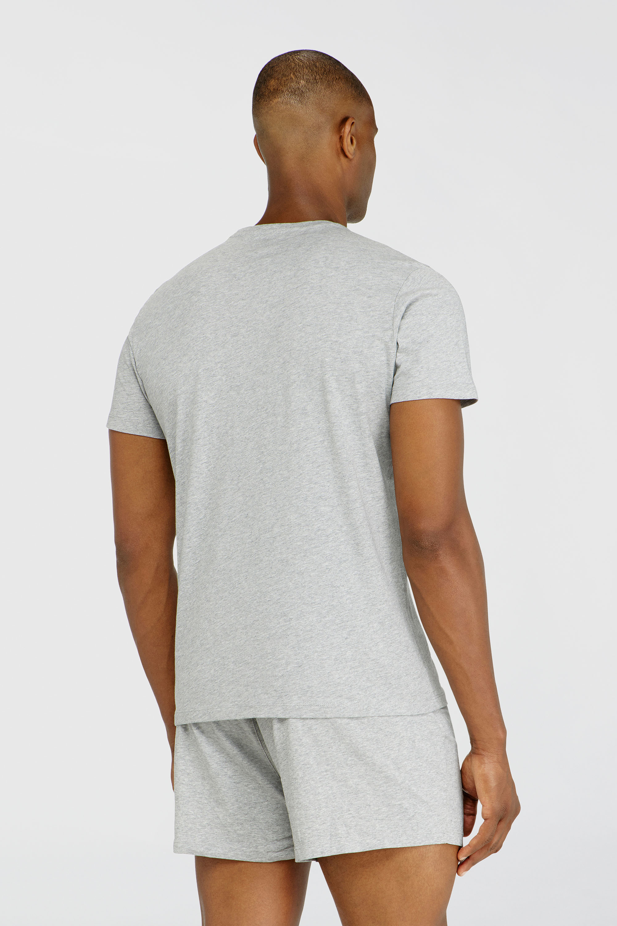 Diesel - RANDAL-D-CORE-3PACK, Man's Set of 3 cotton T-shirts in White/Grey - 4
