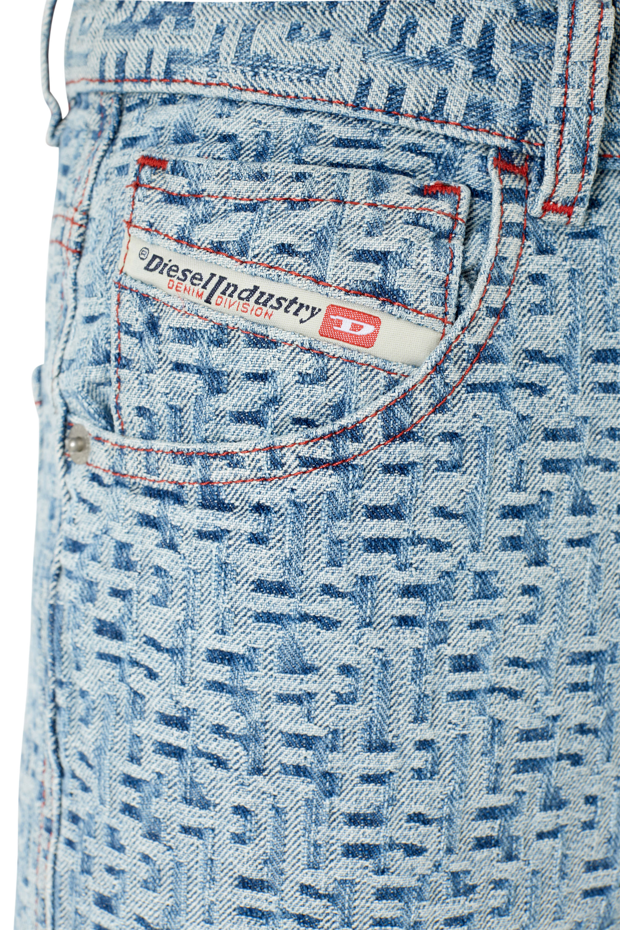 Diesel - 1994 09E37 Straight Jeans, Light Blue - Image 3