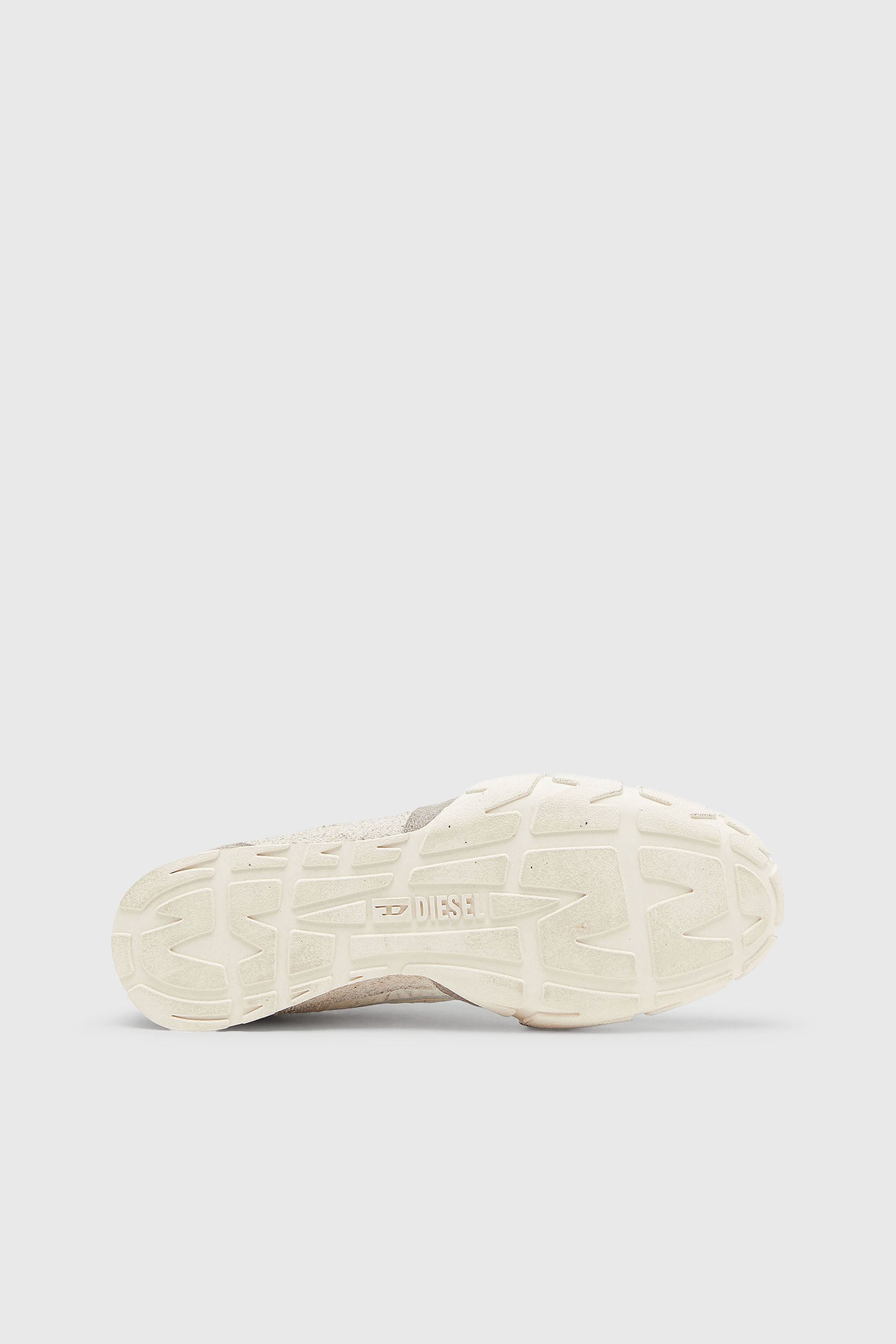 Diesel - S-PAGODHA LOW, Man's S-Pagodha - Sneakers in leather and nylon in White/Grey - 5